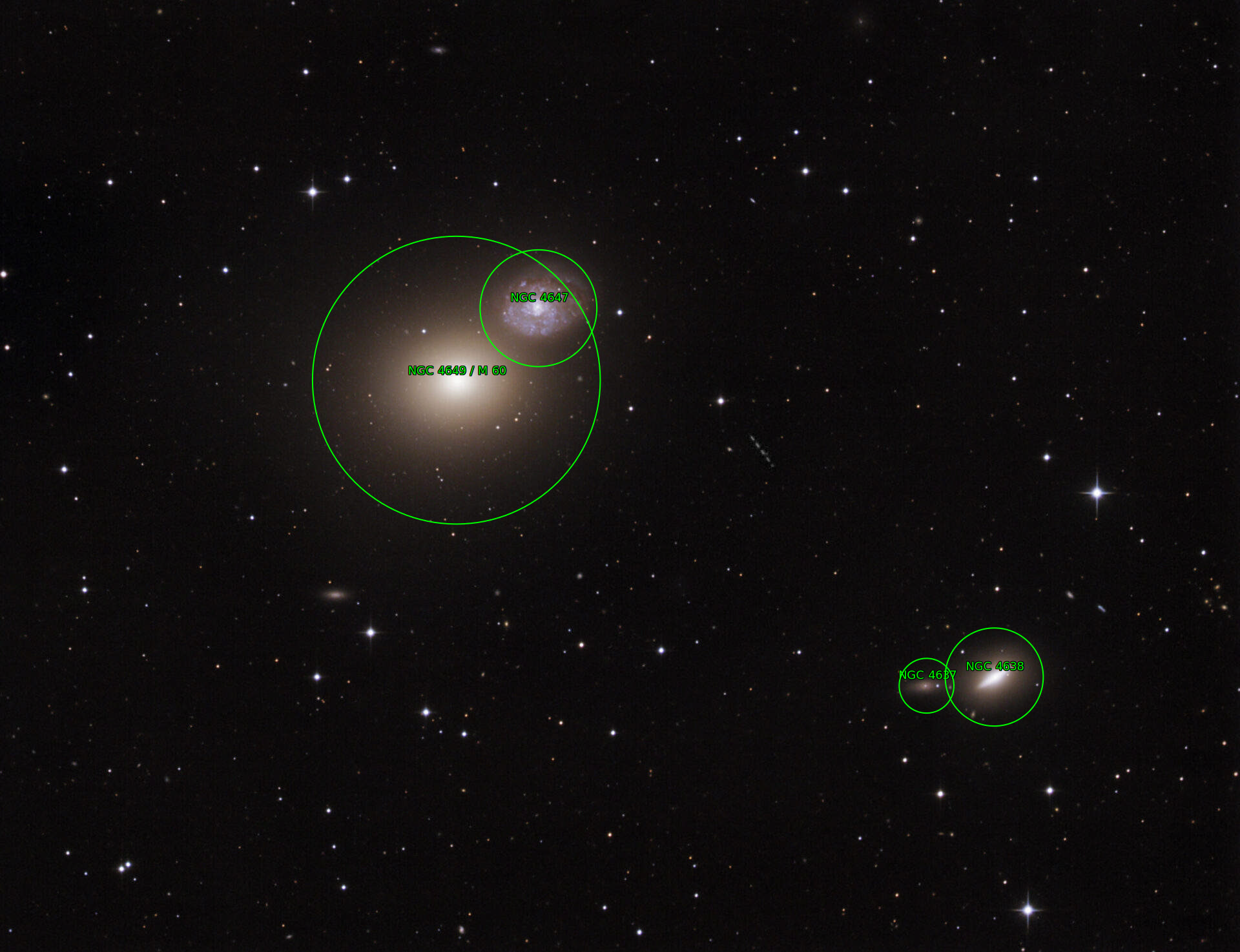 Sternkarten-Overlay (Astrometry.net)