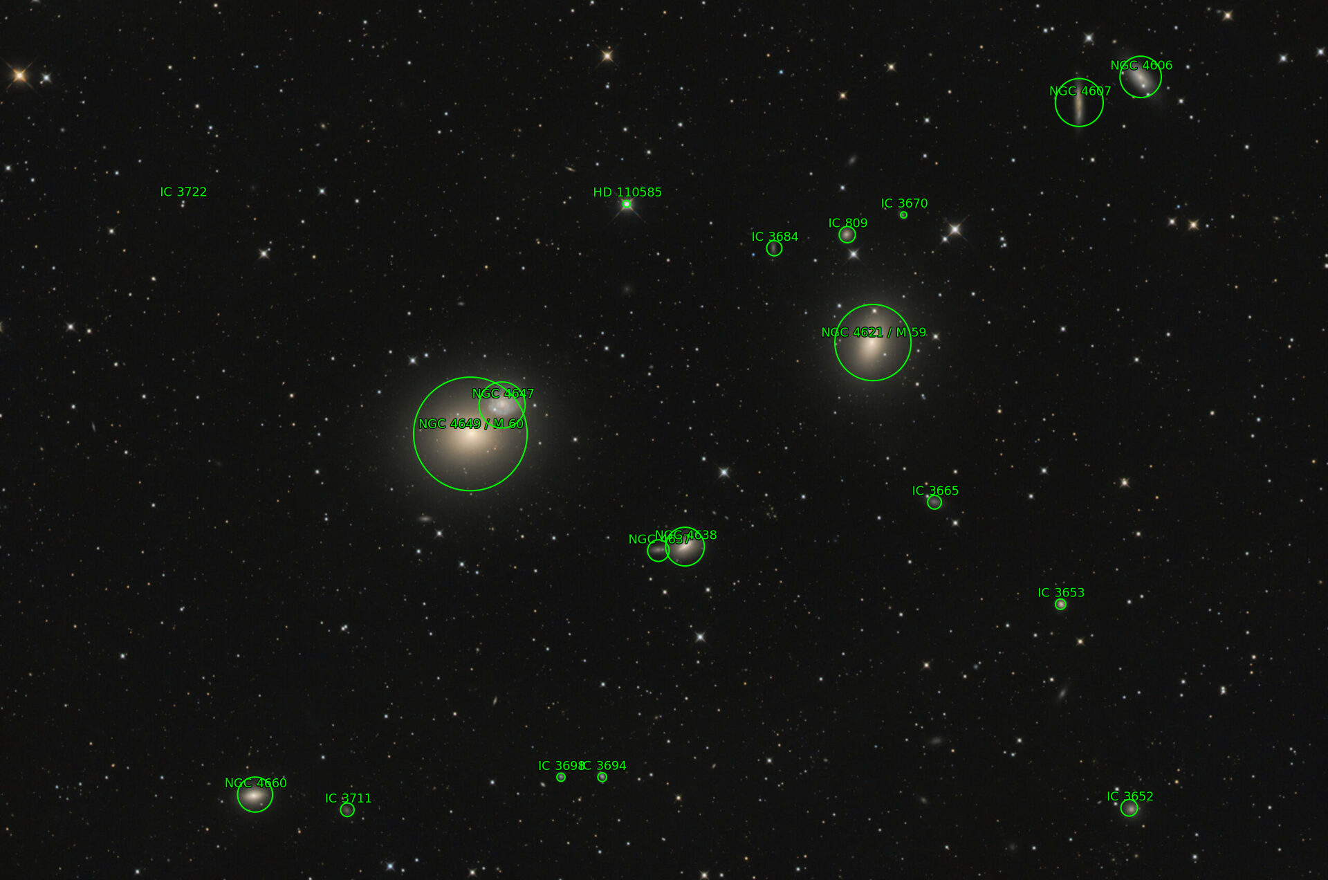 Sternkarten-Overlay (Astrometry.net)