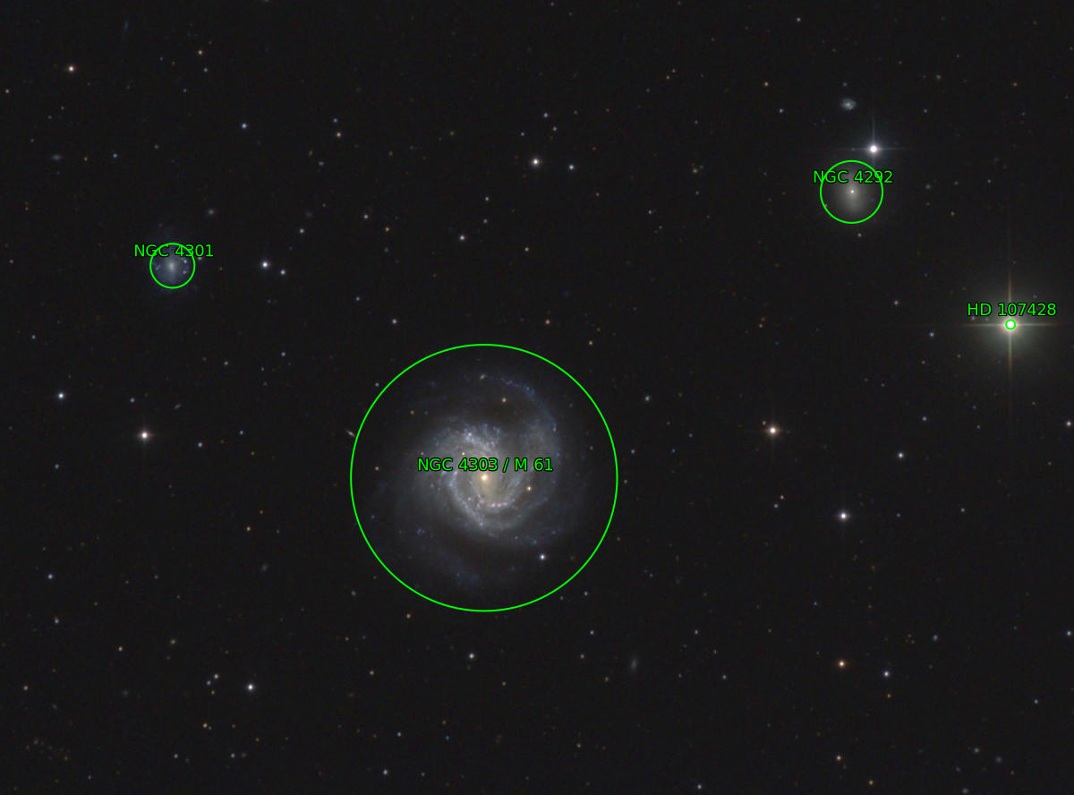 Sternkarten-Overlay (Astrometry.net)