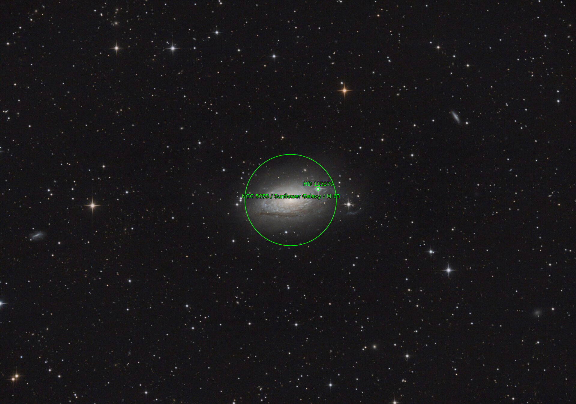 Sternkarten-Overlay (Astrometry.net)