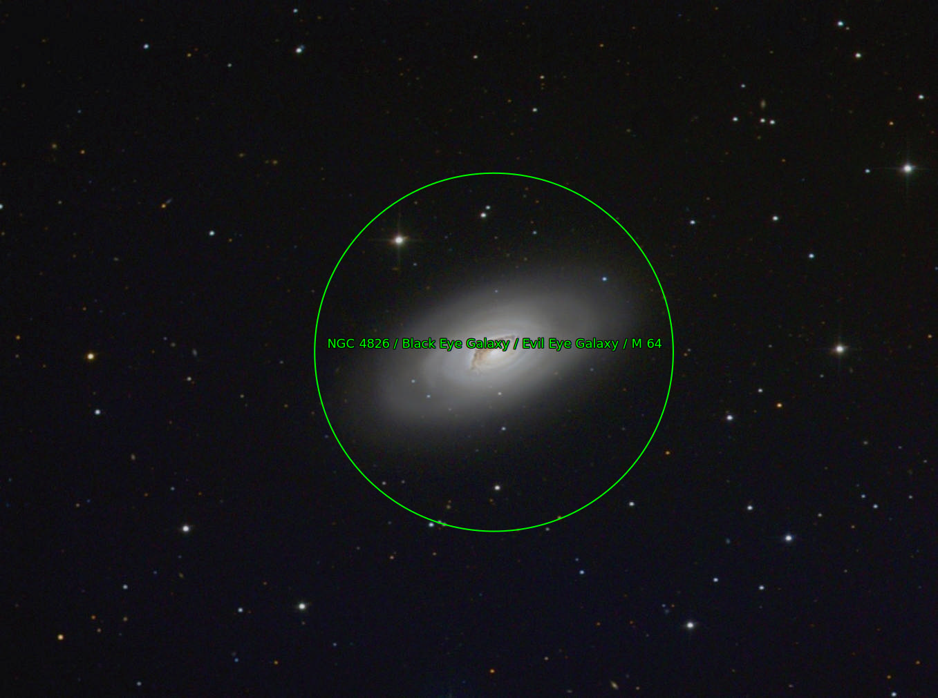 Sternkarten-Overlay (Astrometry.net)
