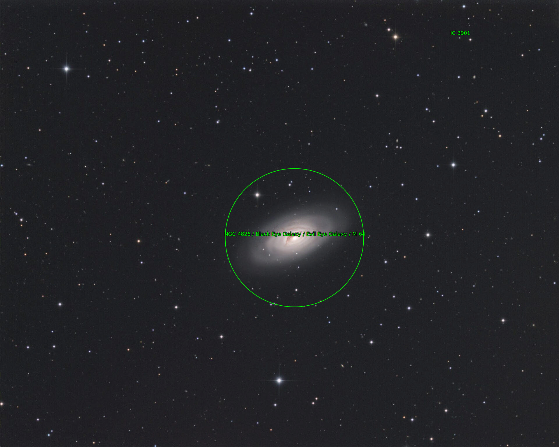 Sternkarten-Overlay (Astrometry.net)