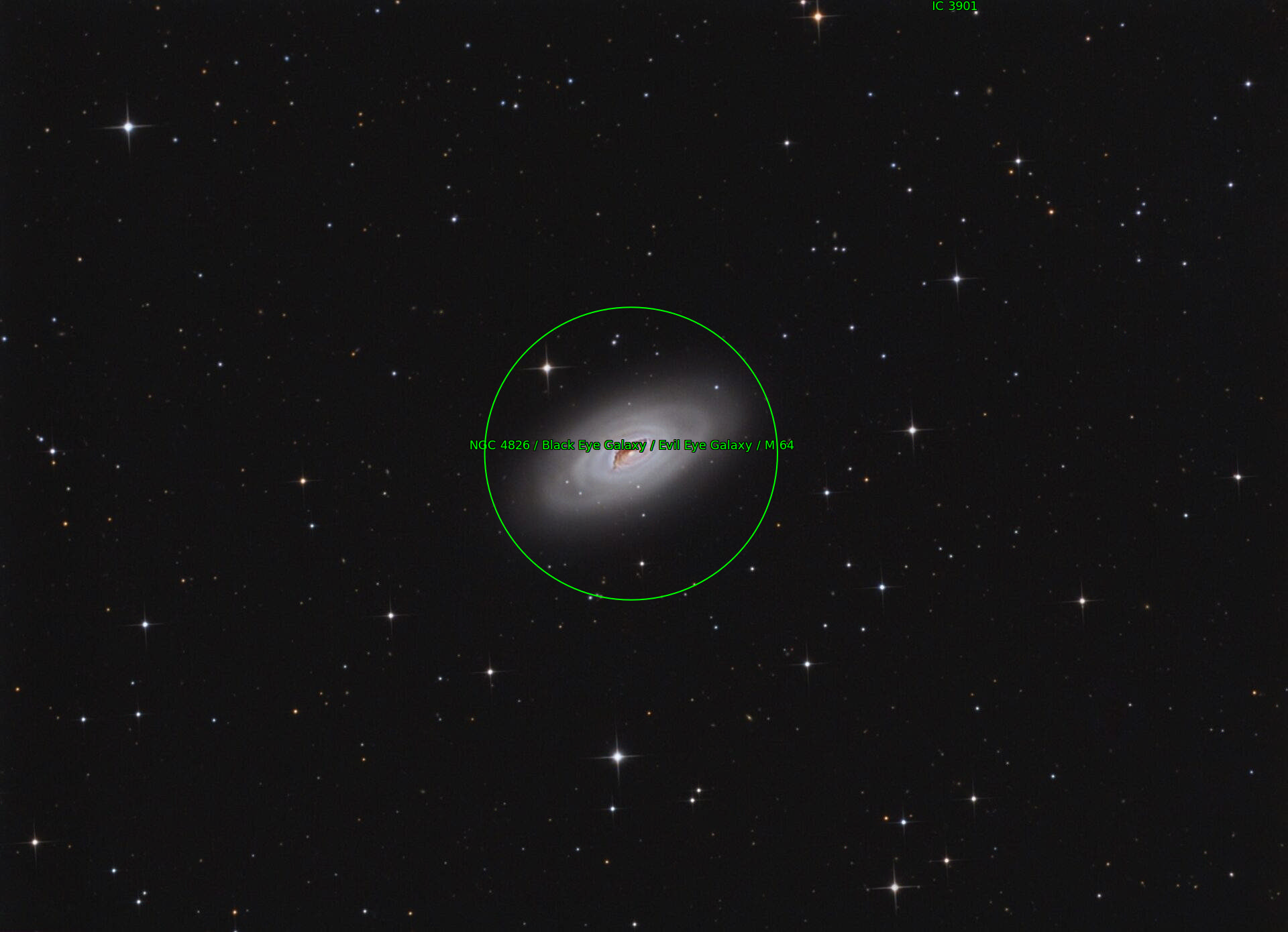 Sternkarten-Overlay (Astrometry.net)