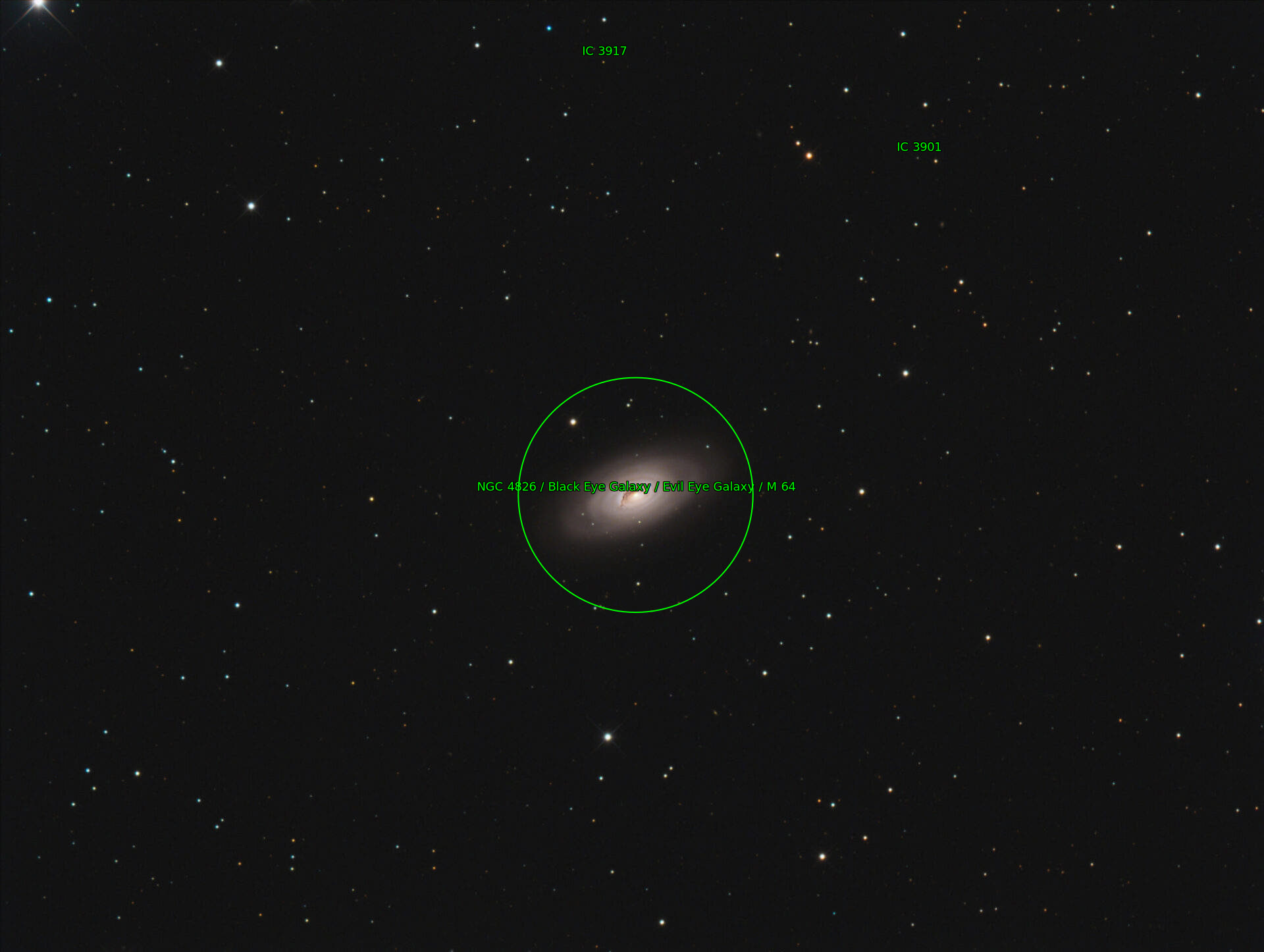 Sternkarten-Overlay (Astrometry.net)