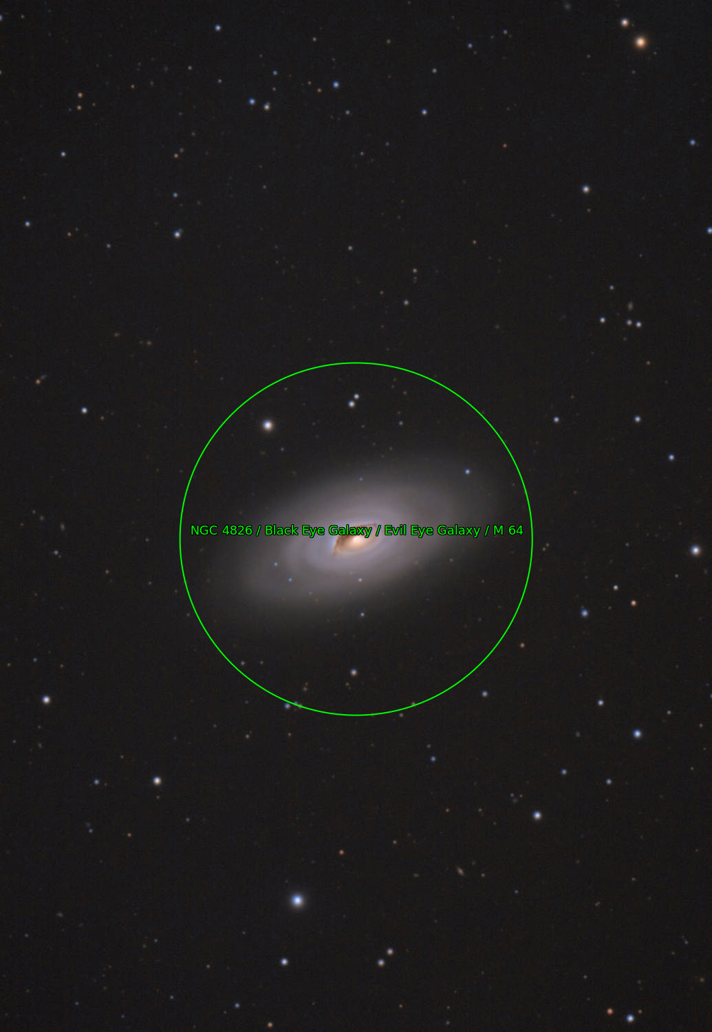 Sternkarten-Overlay (Astrometry.net)