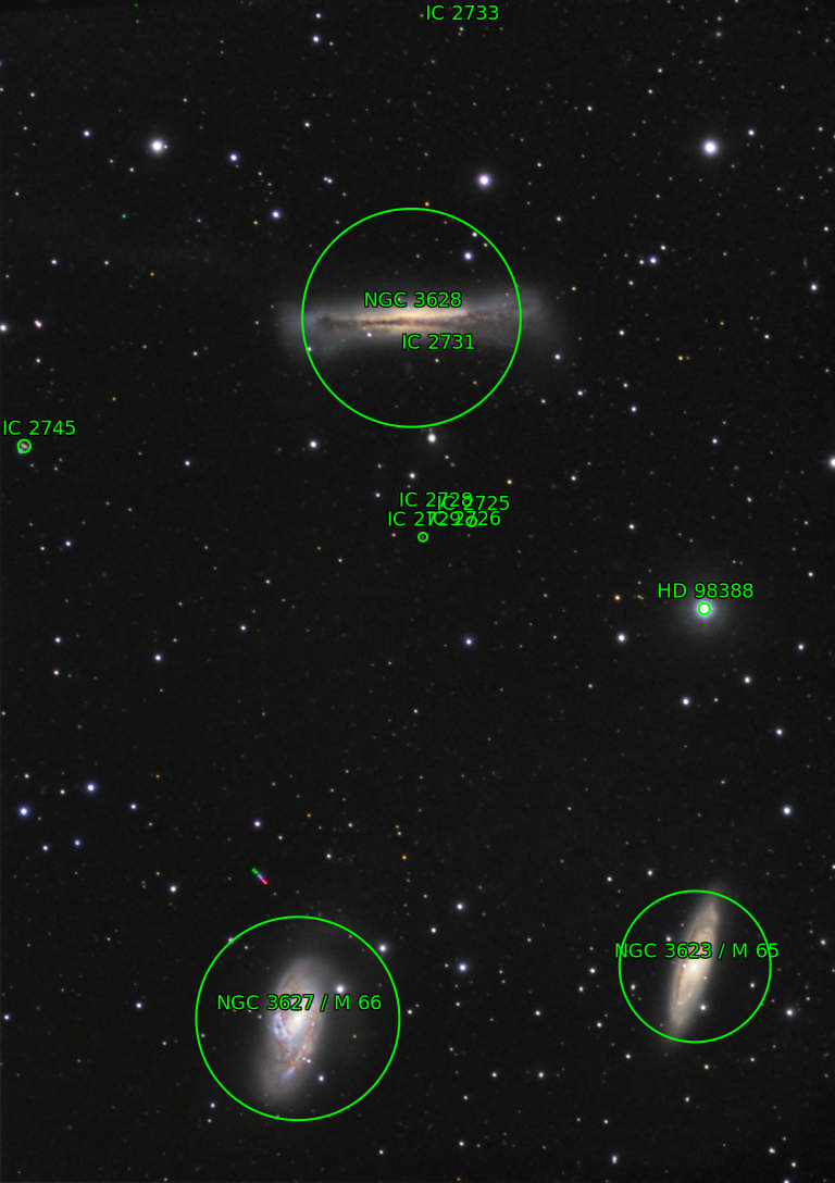 Sternkarten-Overlay (Astrometry.net)