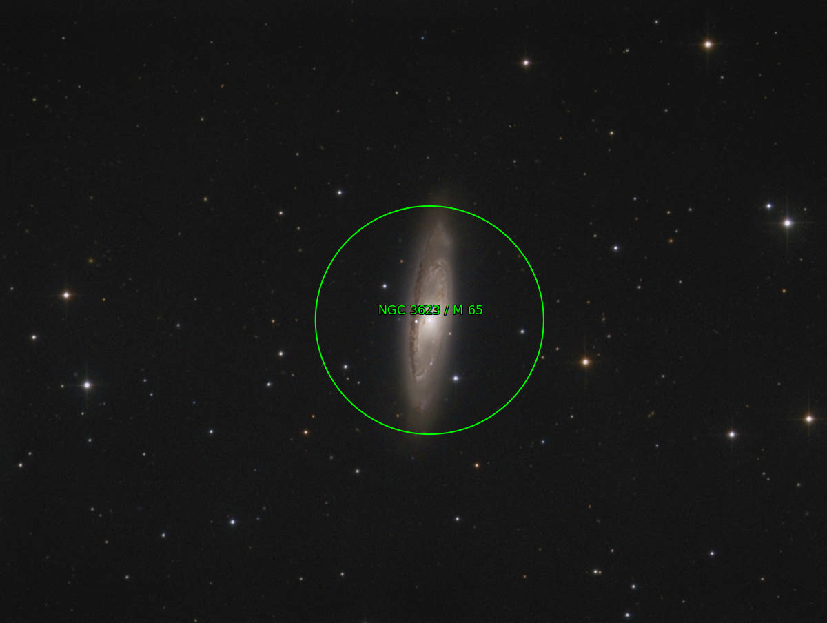 Sternkarten-Overlay (Astrometry.net)