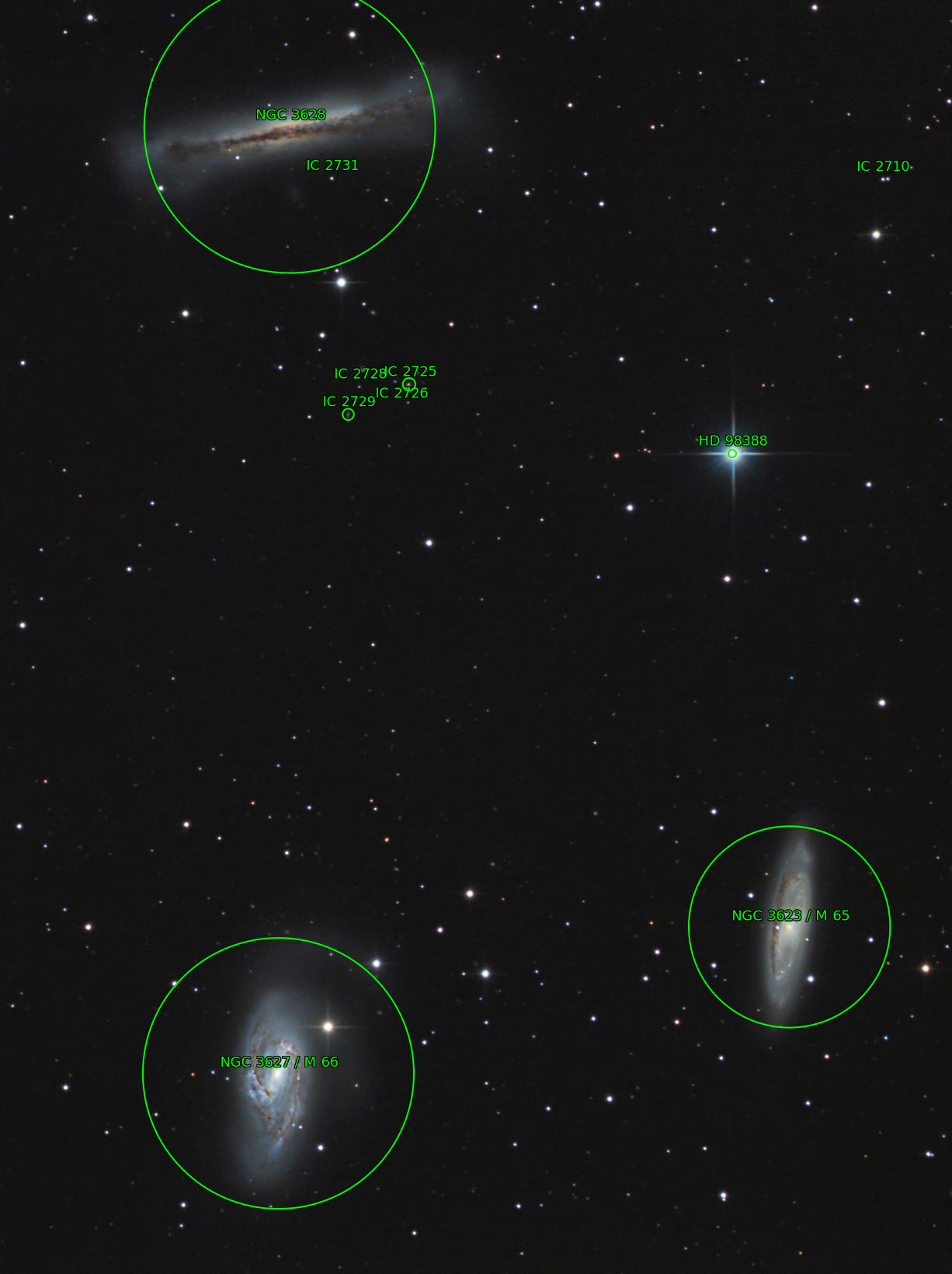 Sternkarten-Overlay (Astrometry.net)