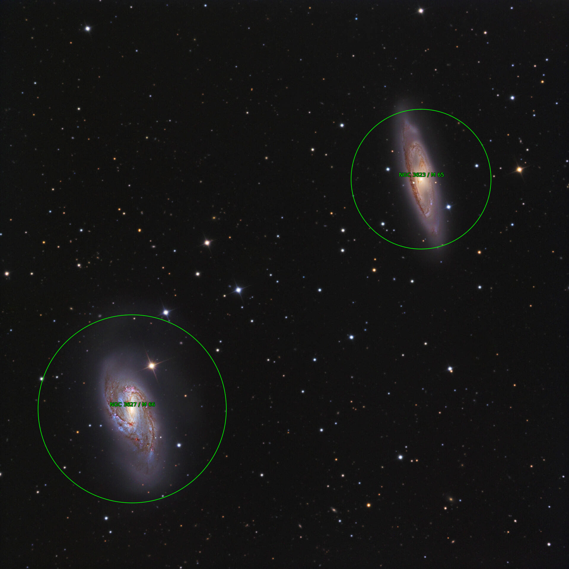 Sternkarten-Overlay (Astrometry.net)