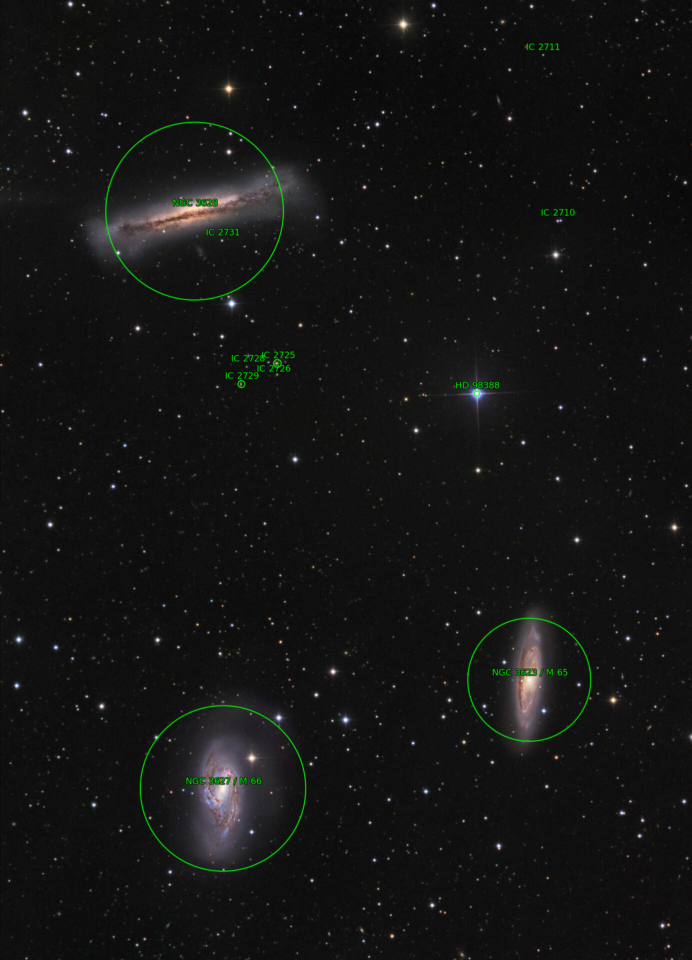 Sternkarten-Overlay (Astrometry.net)