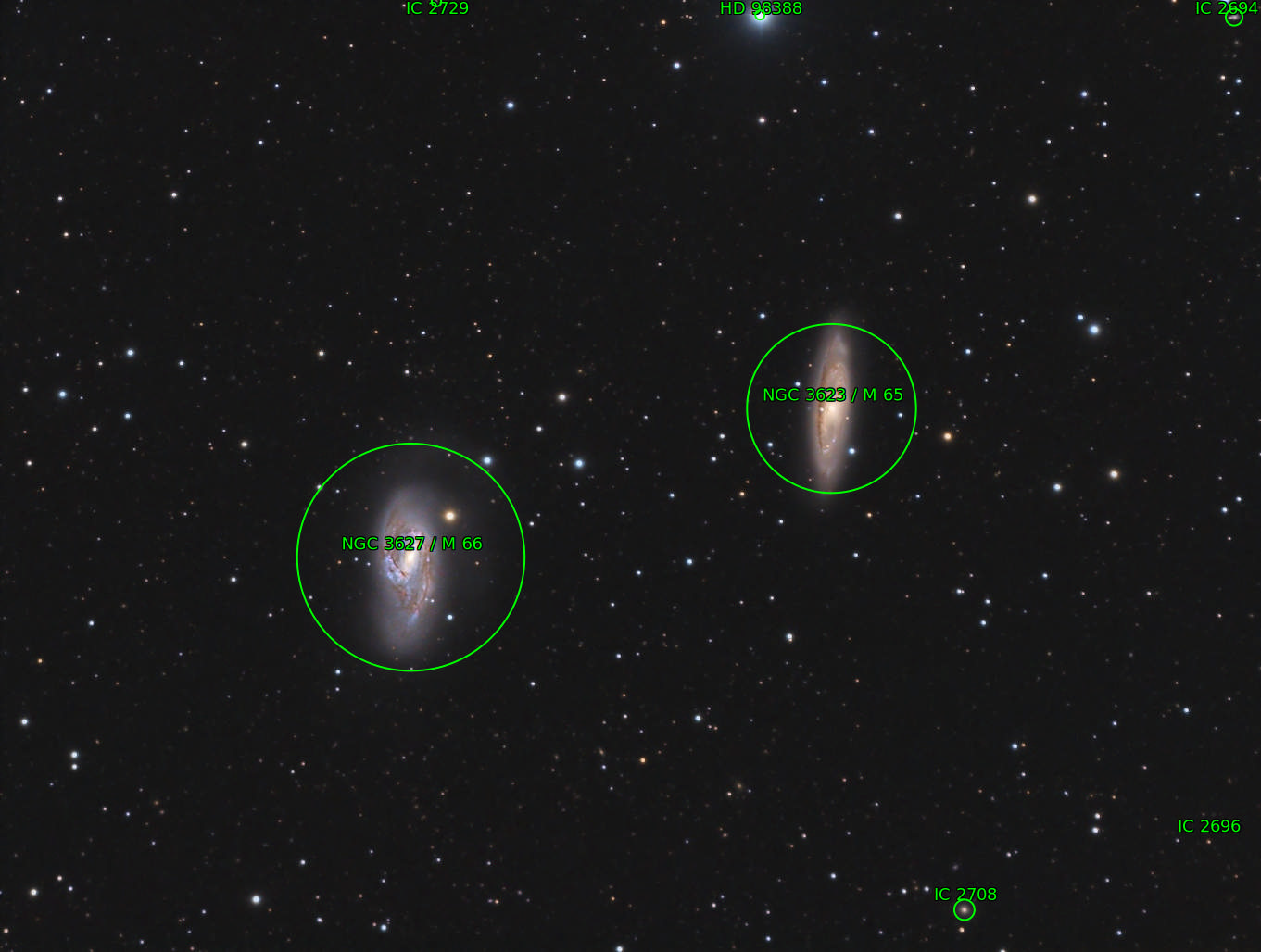 Sternkarten-Overlay (Astrometry.net)