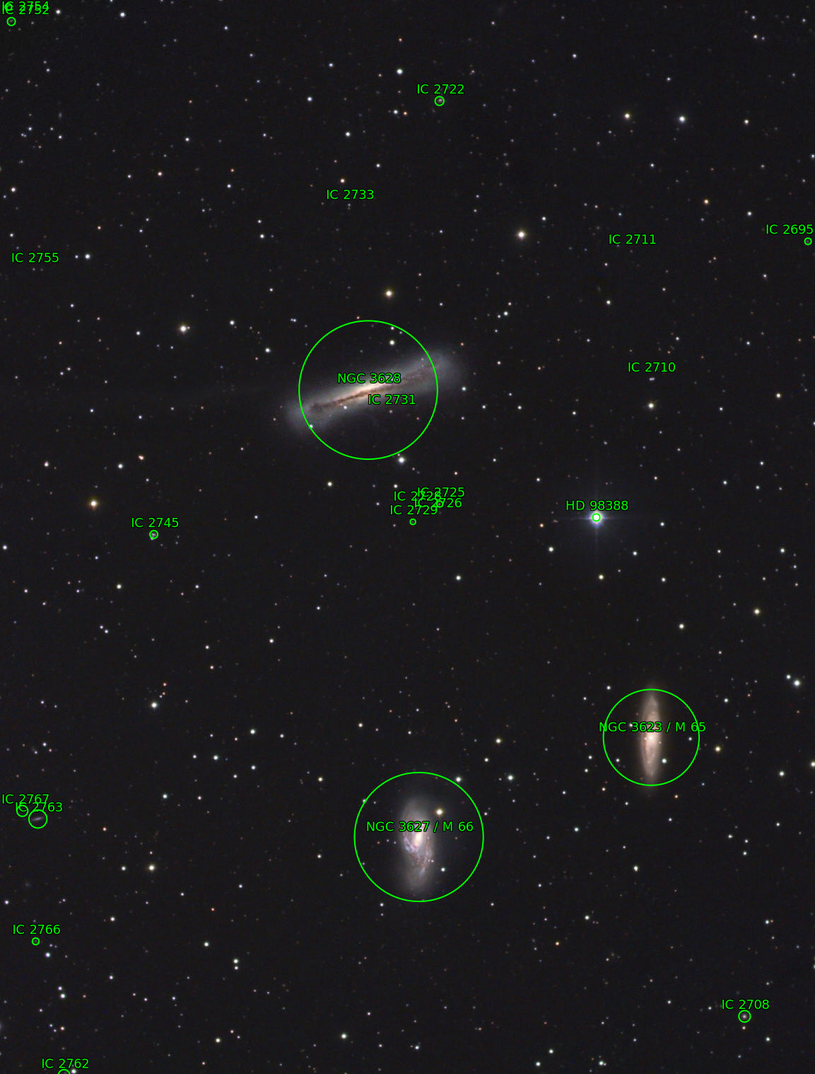 Sternkarten-Overlay (Astrometry.net)