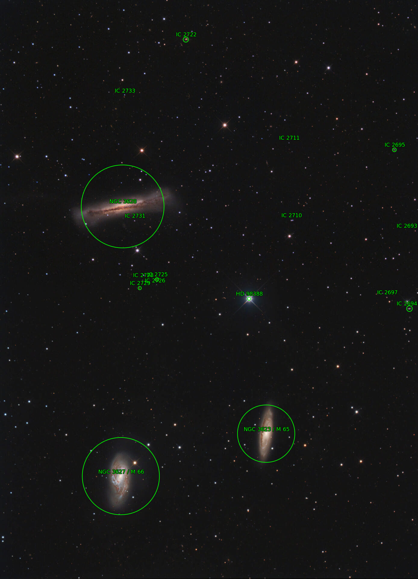 Sternkarten-Overlay (Astrometry.net)