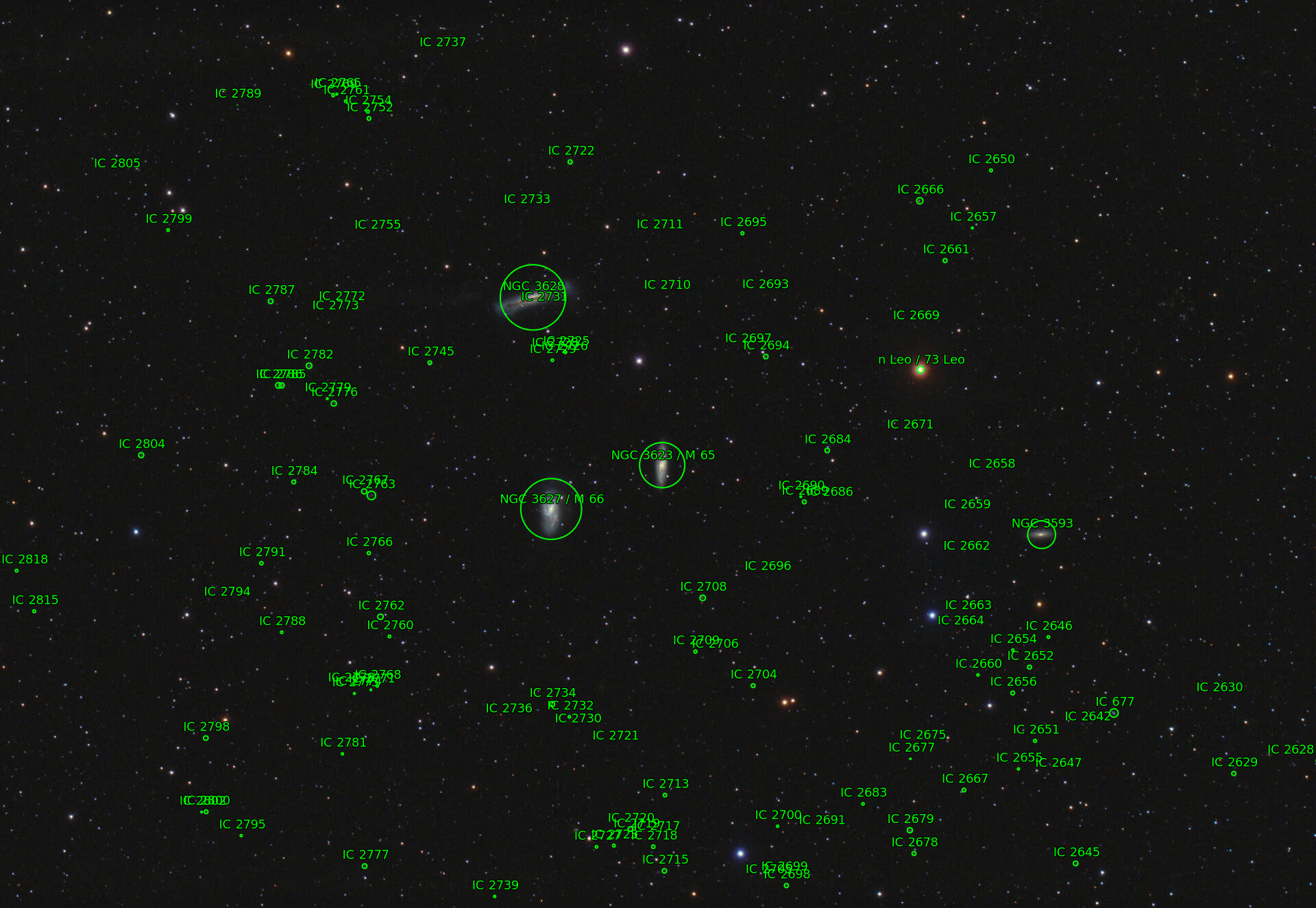 Sternkarten-Overlay (Astrometry.net)