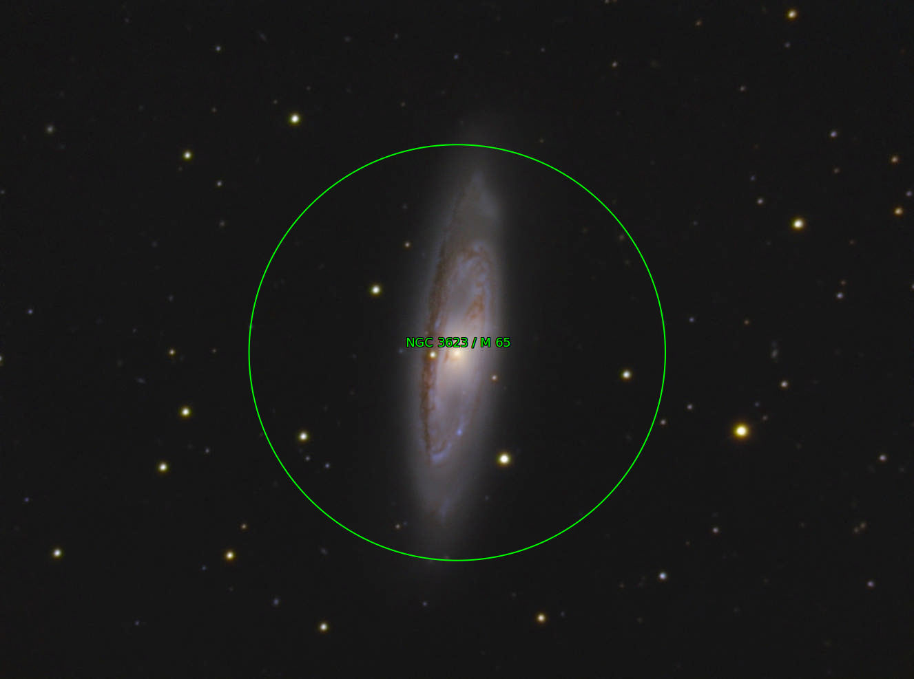 Sternkarten-Overlay (Astrometry.net)