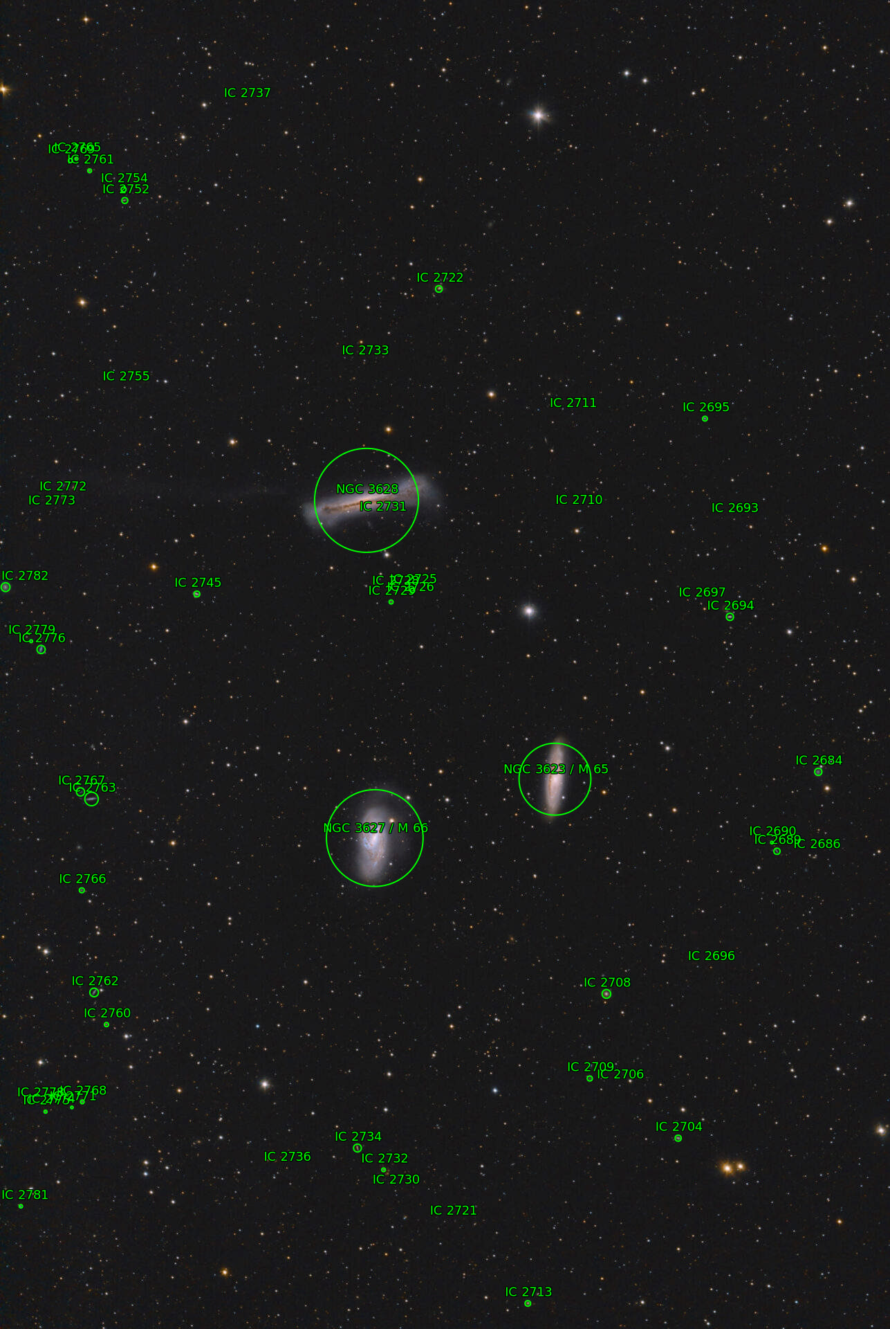 Sternkarten-Overlay (Astrometry.net)