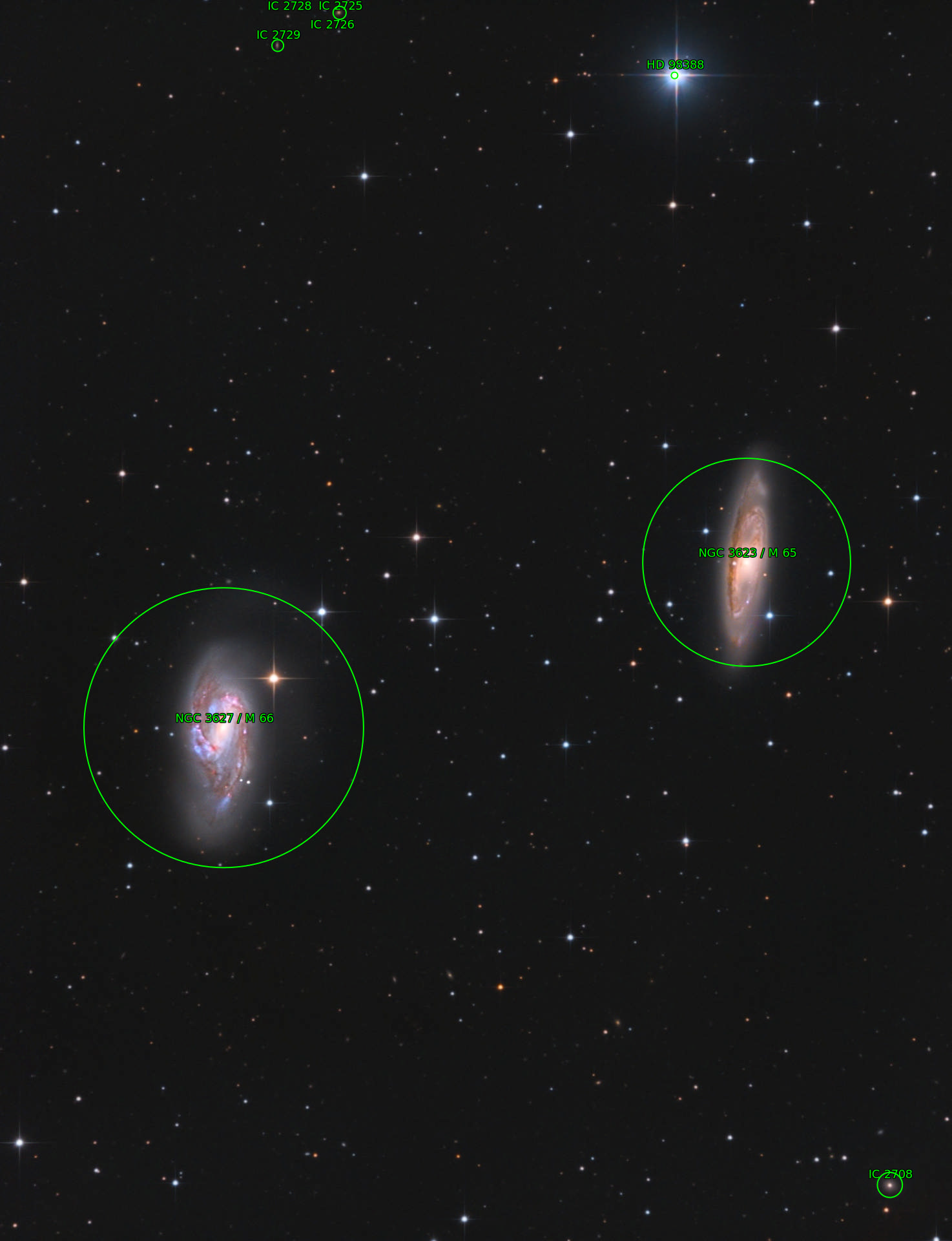 Sternkarten-Overlay (Astrometry.net)