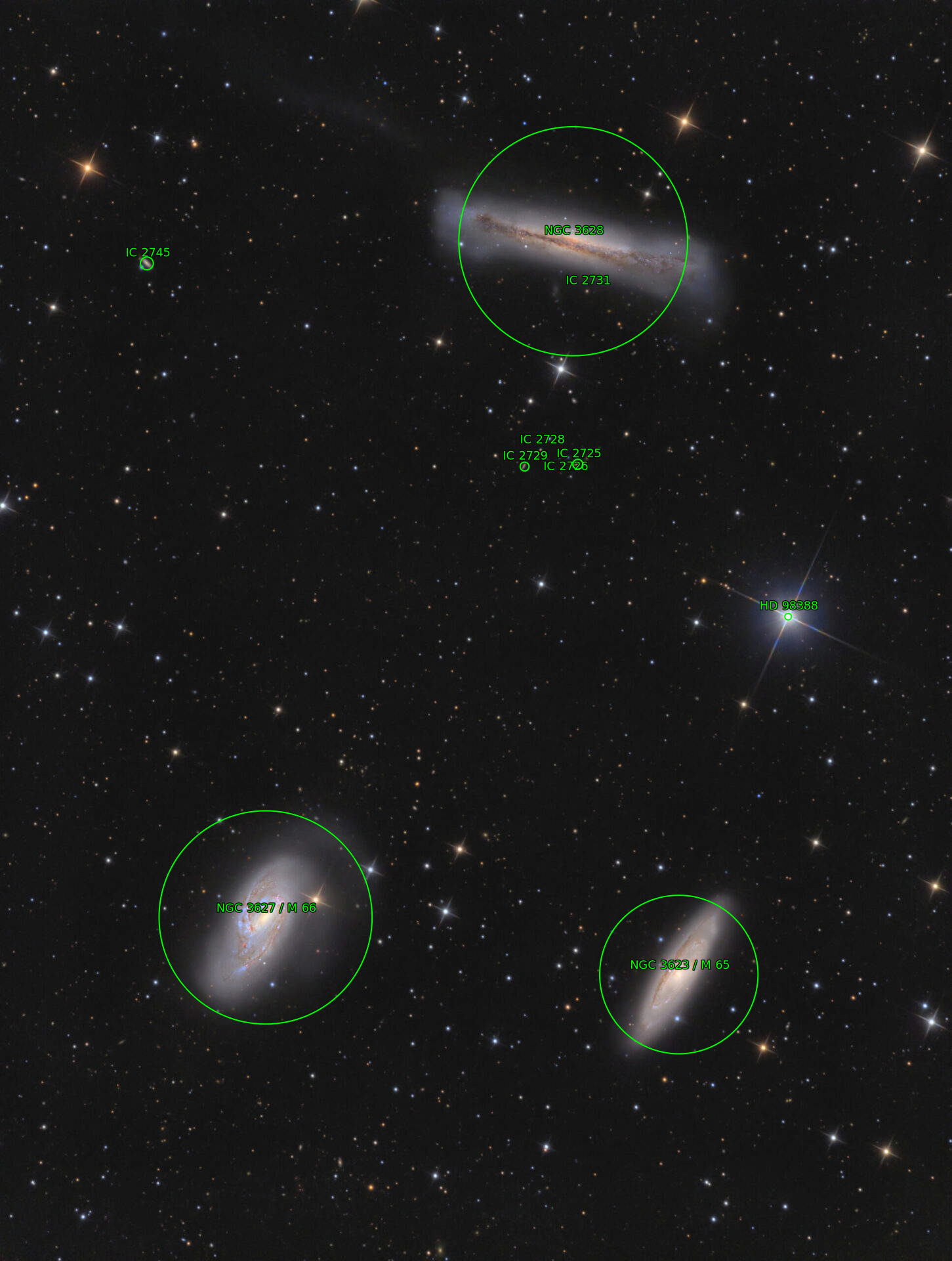 Sternkarten-Overlay (Astrometry.net)