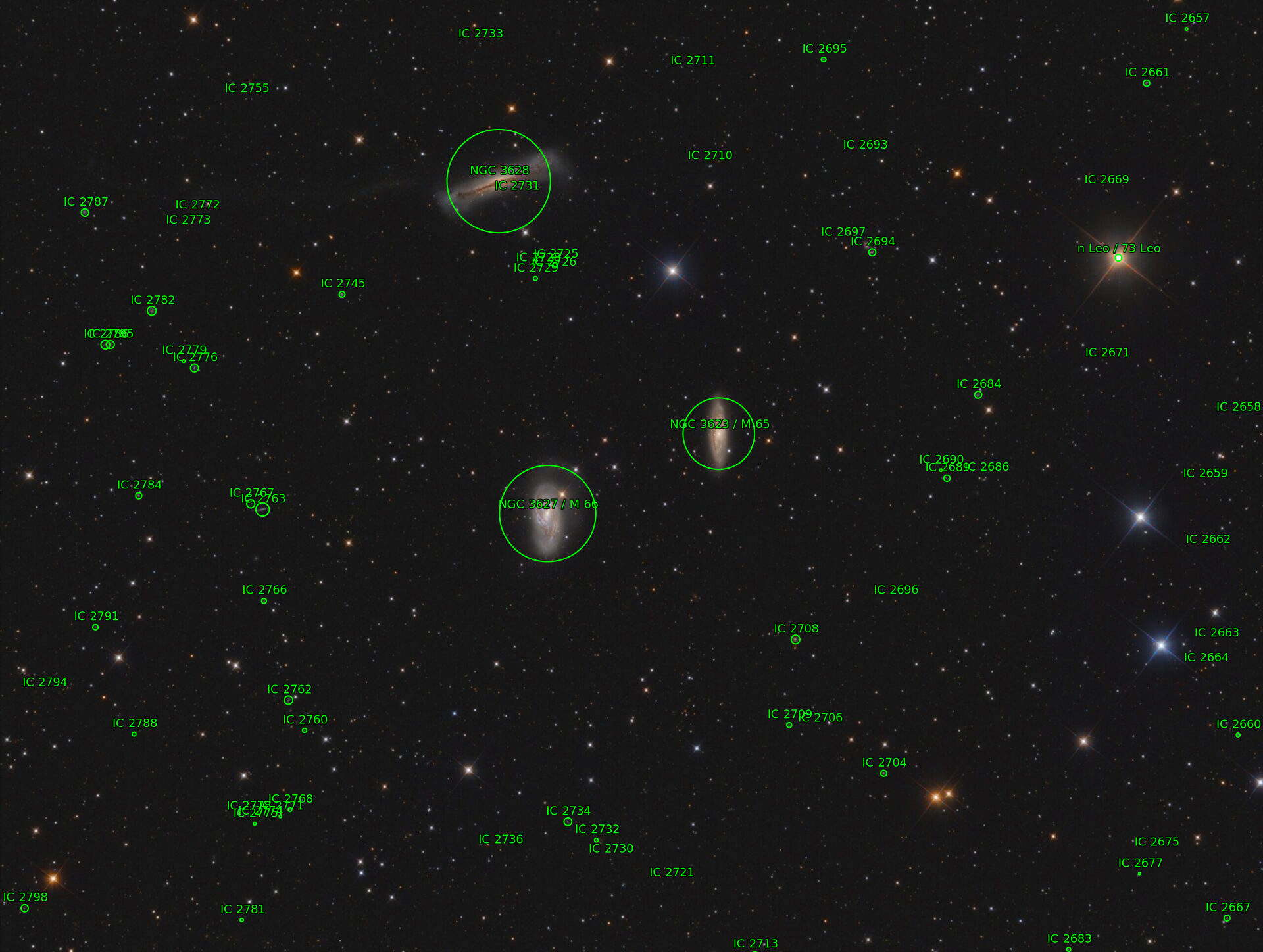 Sternkarten-Overlay (Astrometry.net)
