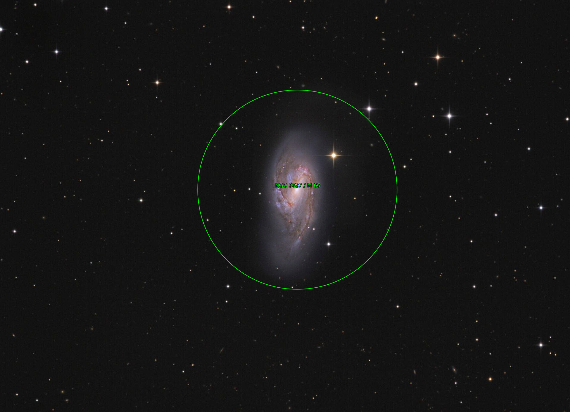 Sternkarten-Overlay (Astrometry.net)