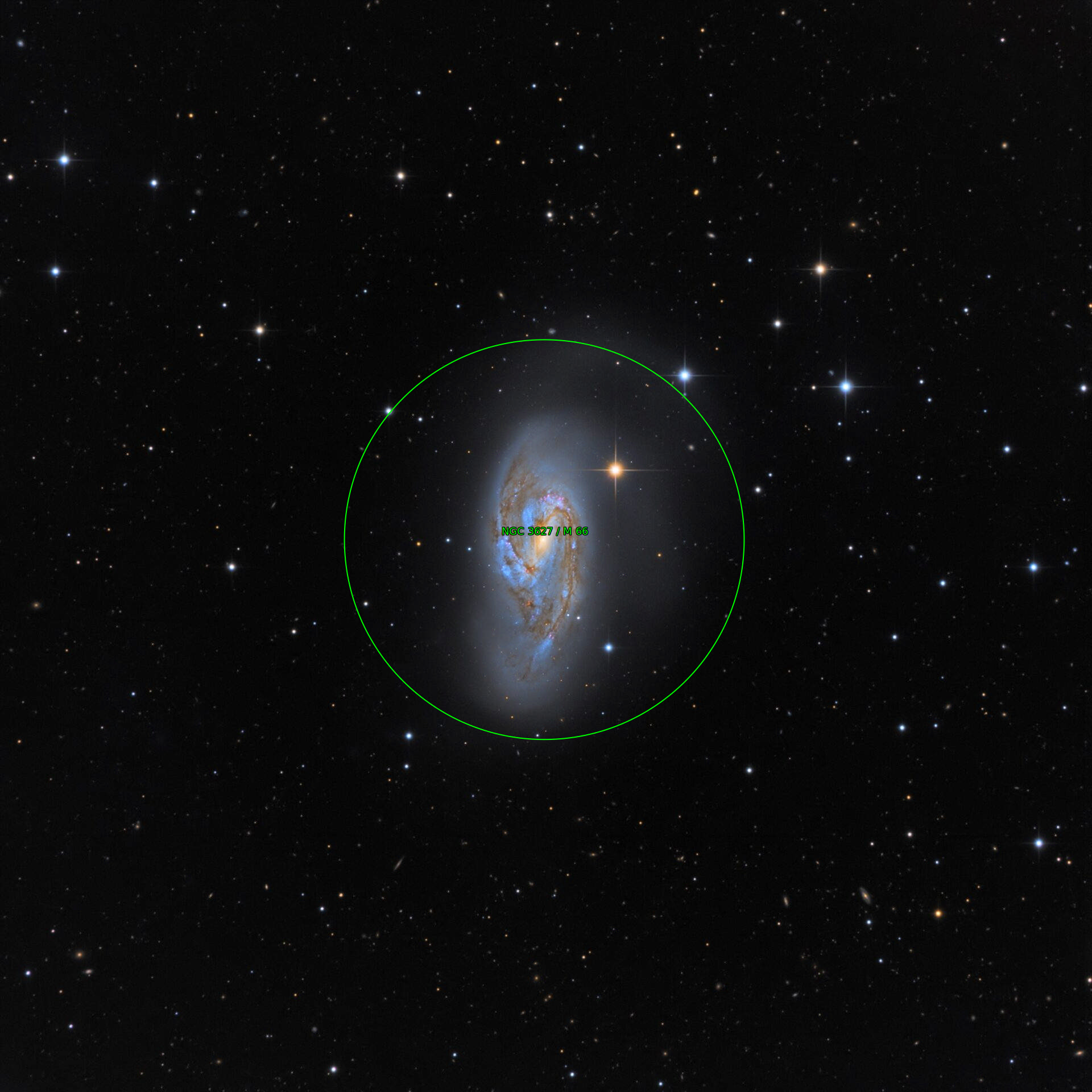 Sternkarten-Overlay (Astrometry.net)