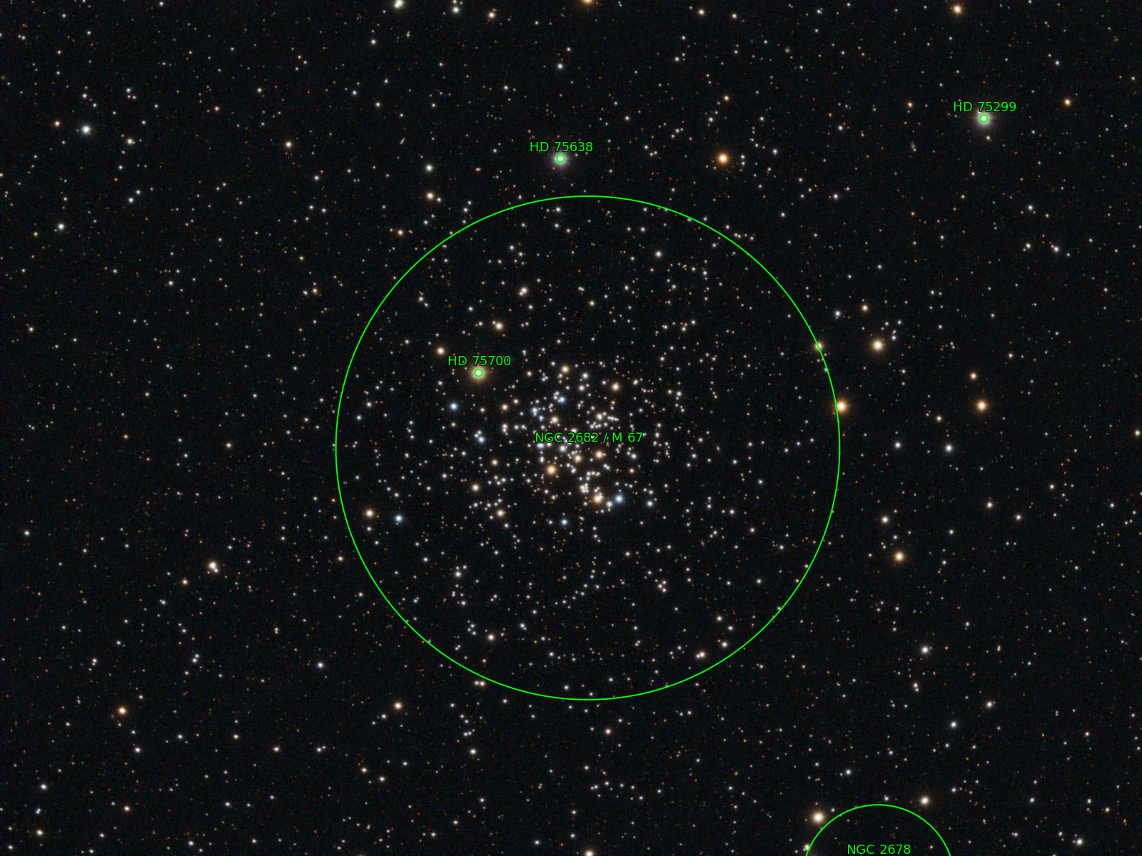 Sternkarten-Overlay (Astrometry.net)