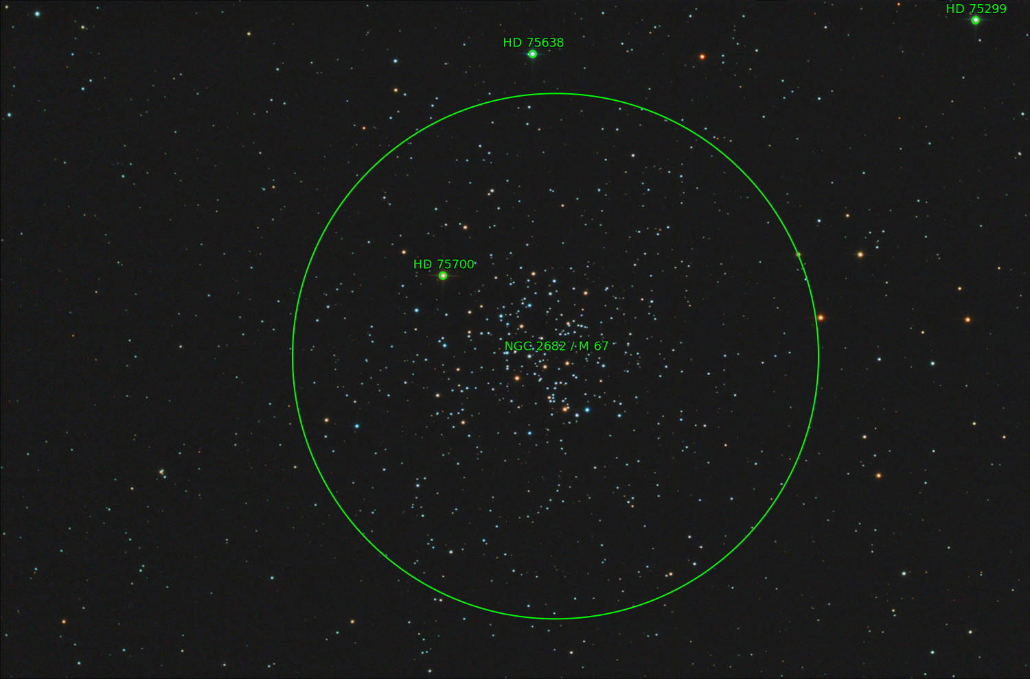 Sternkarten-Overlay (Astrometry.net)