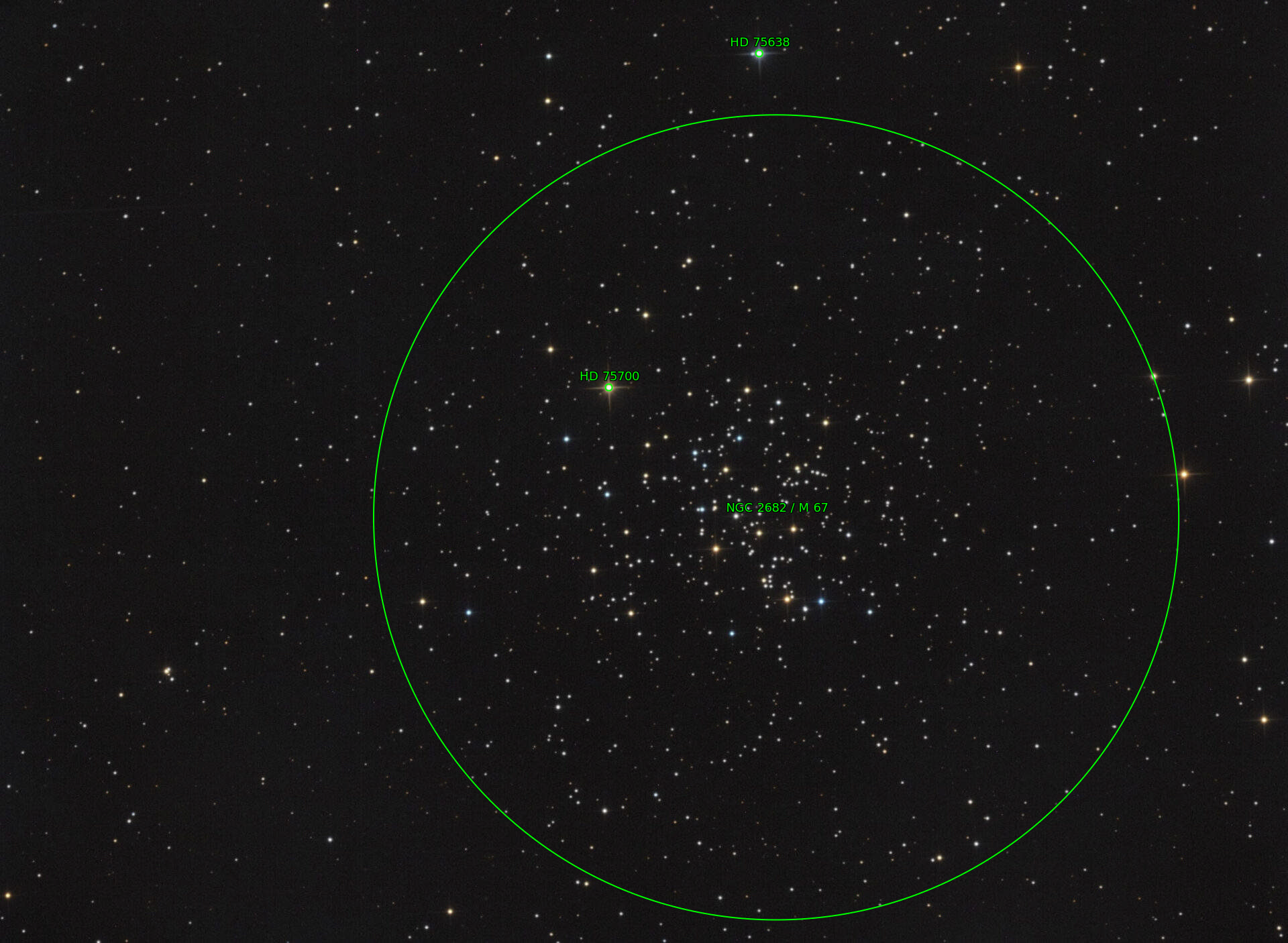 Sternkarten-Overlay (Astrometry.net)