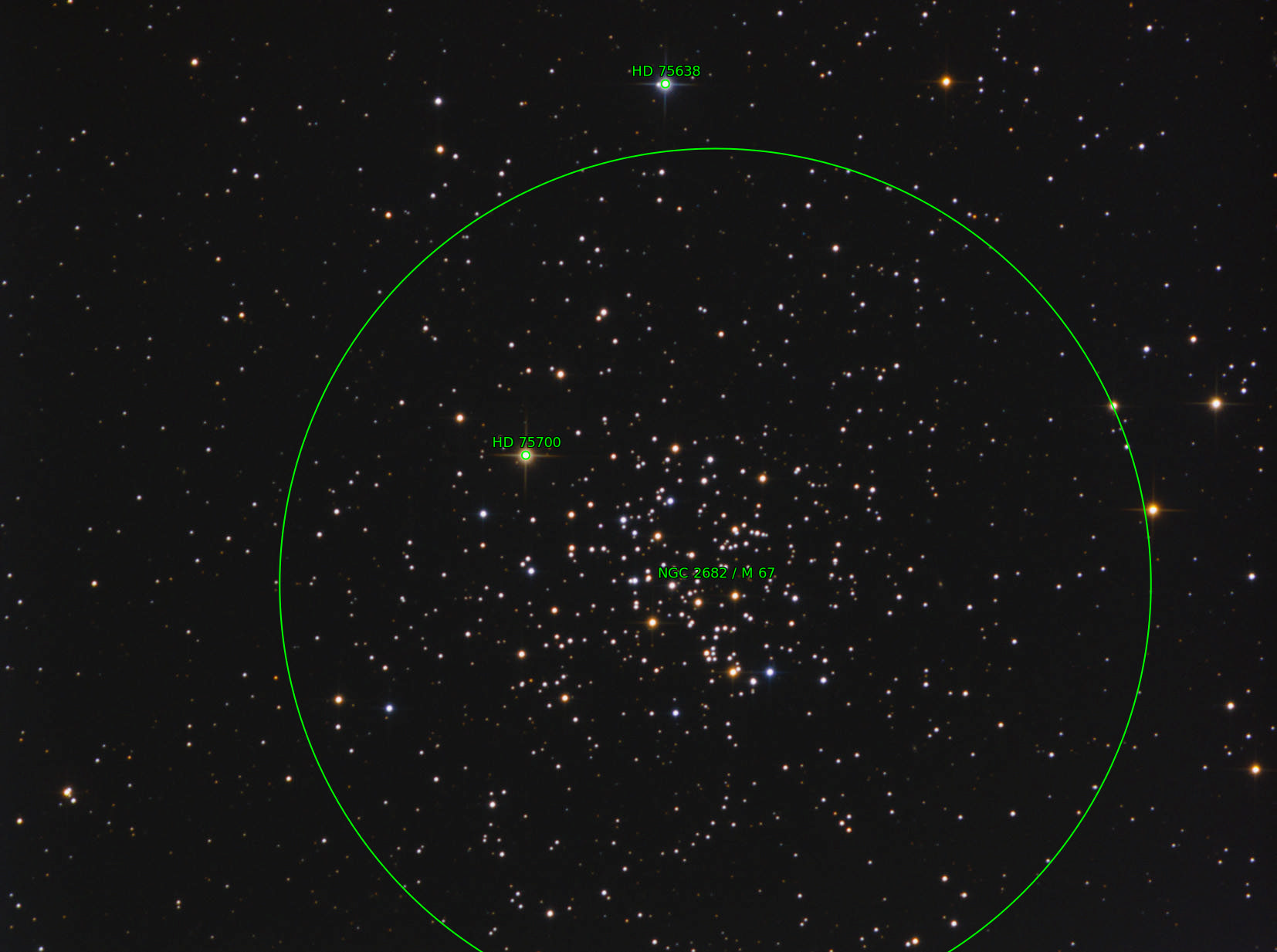 Sternkarten-Overlay (Astrometry.net)