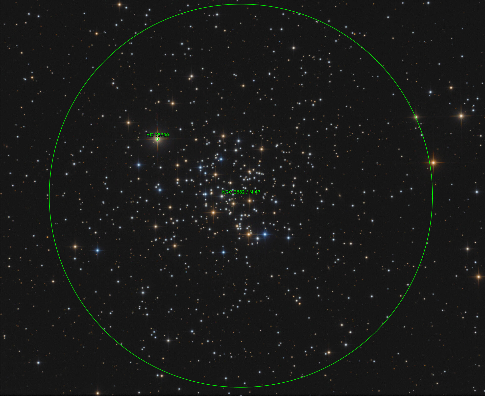 Sternkarten-Overlay (Astrometry.net)