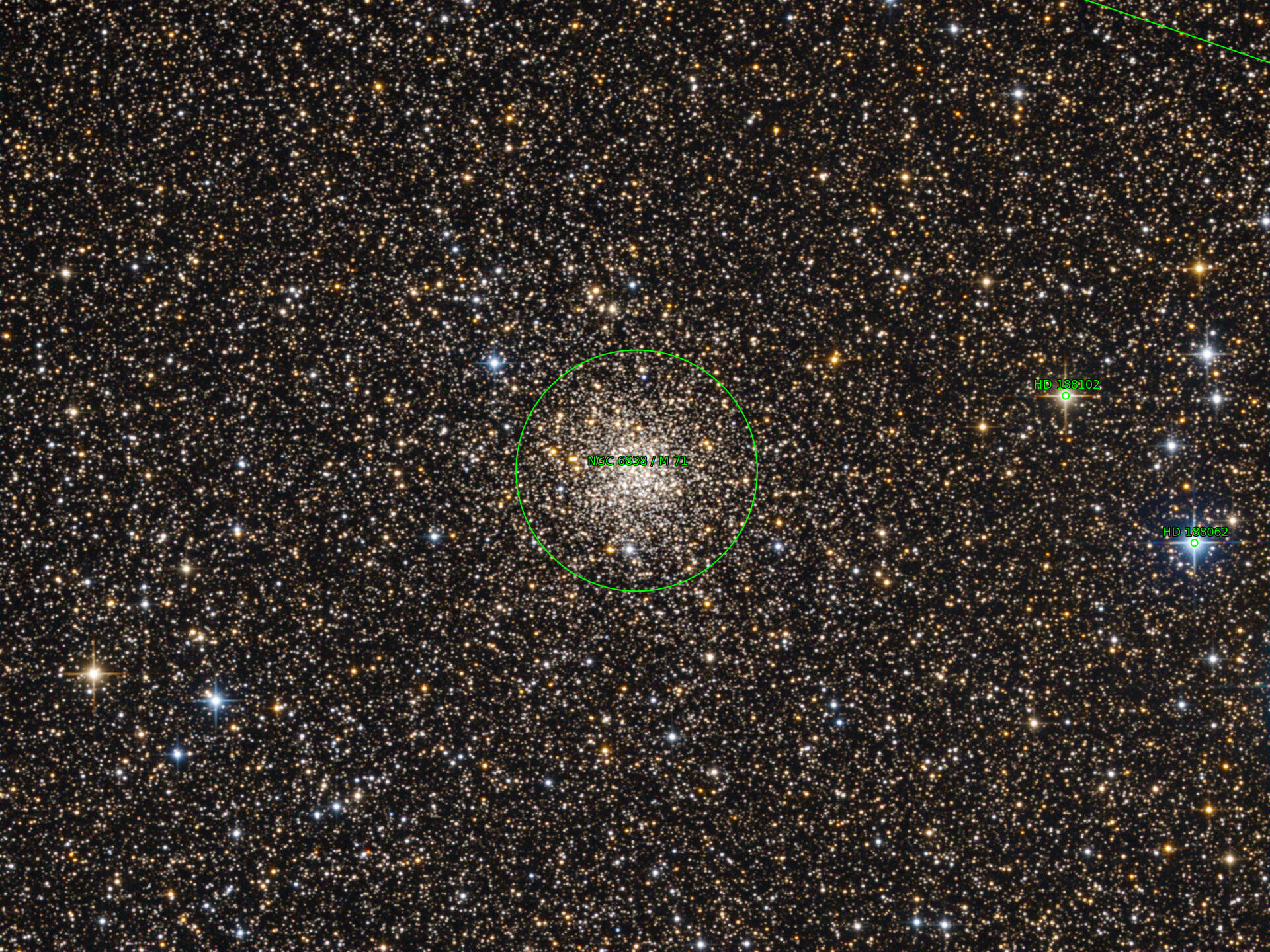 Sternkarten-Overlay (Astrometry.net)