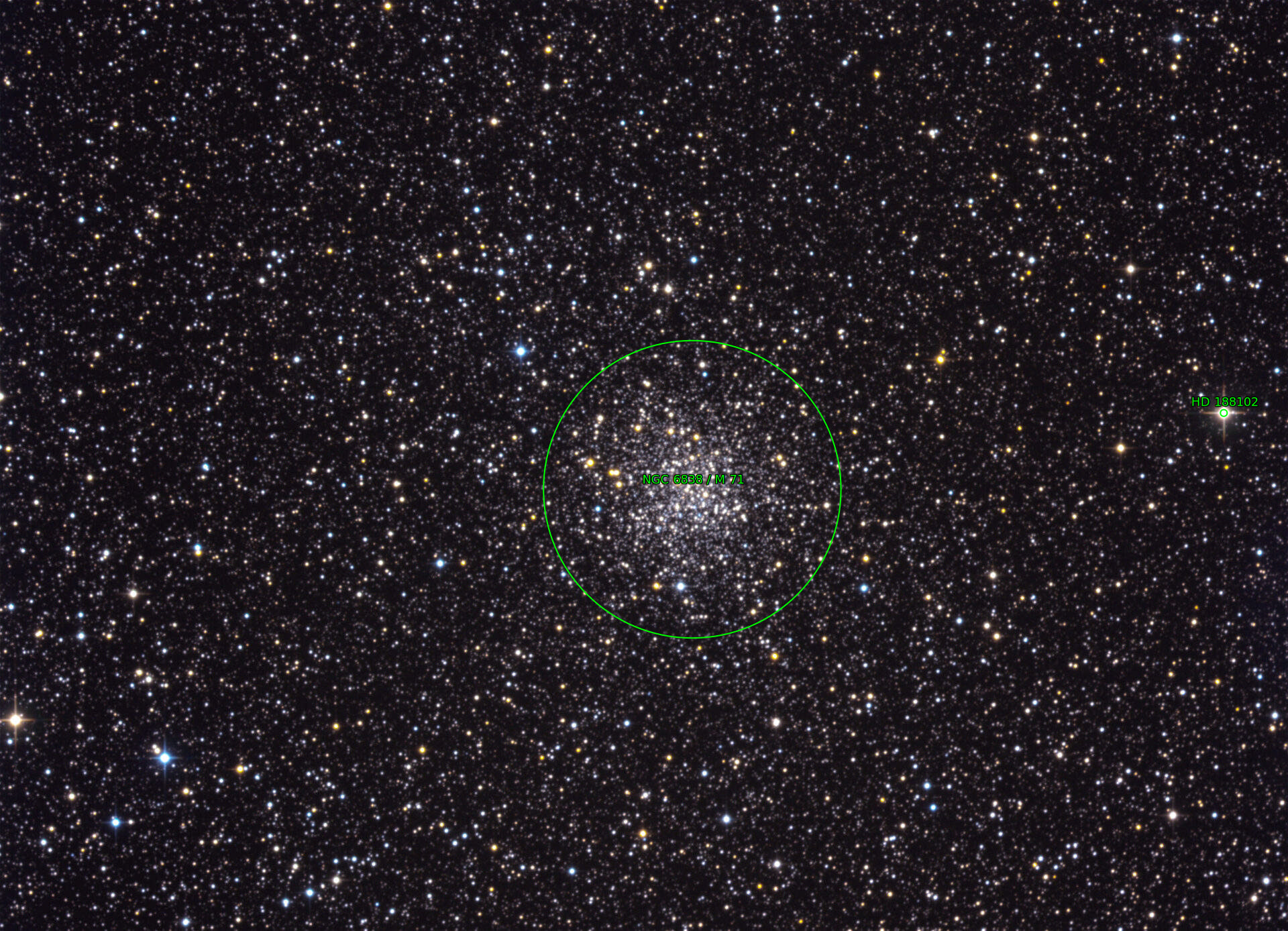 Sternkarten-Overlay (Astrometry.net)