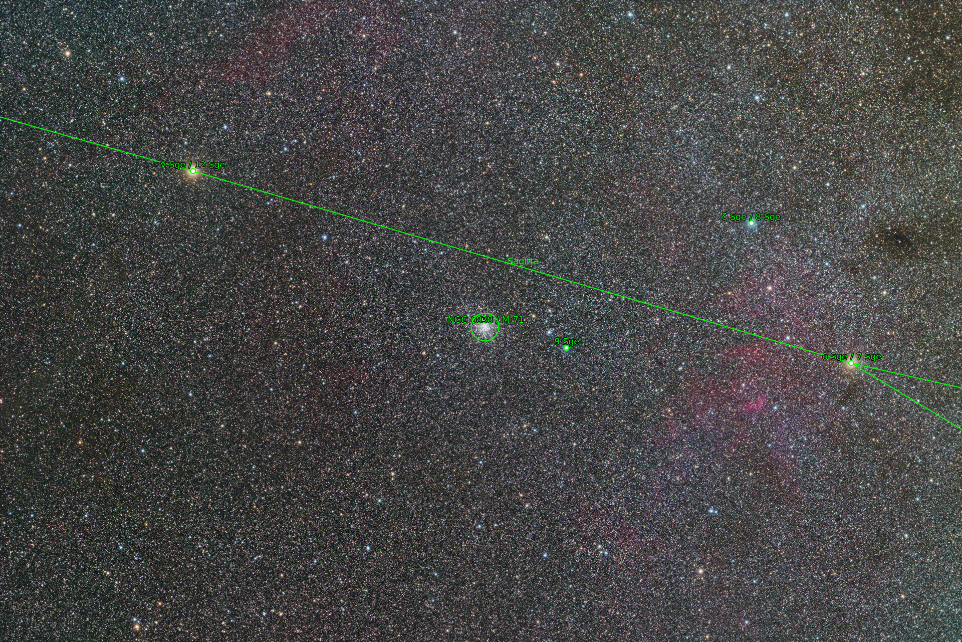 Sternkarten-Overlay (Astrometry.net)