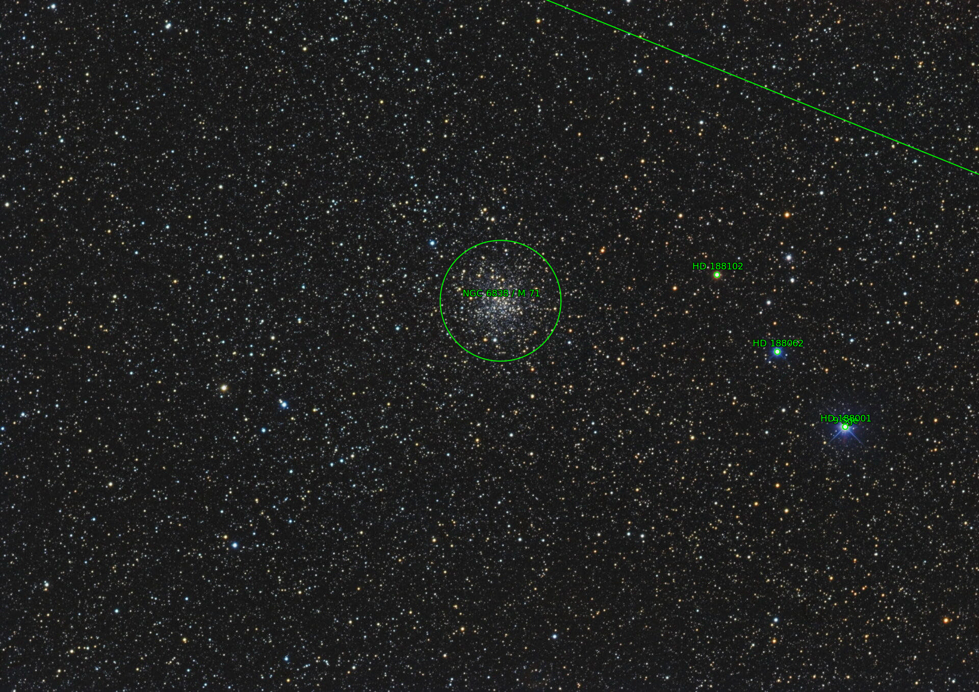 Sternkarten-Overlay (Astrometry.net)
