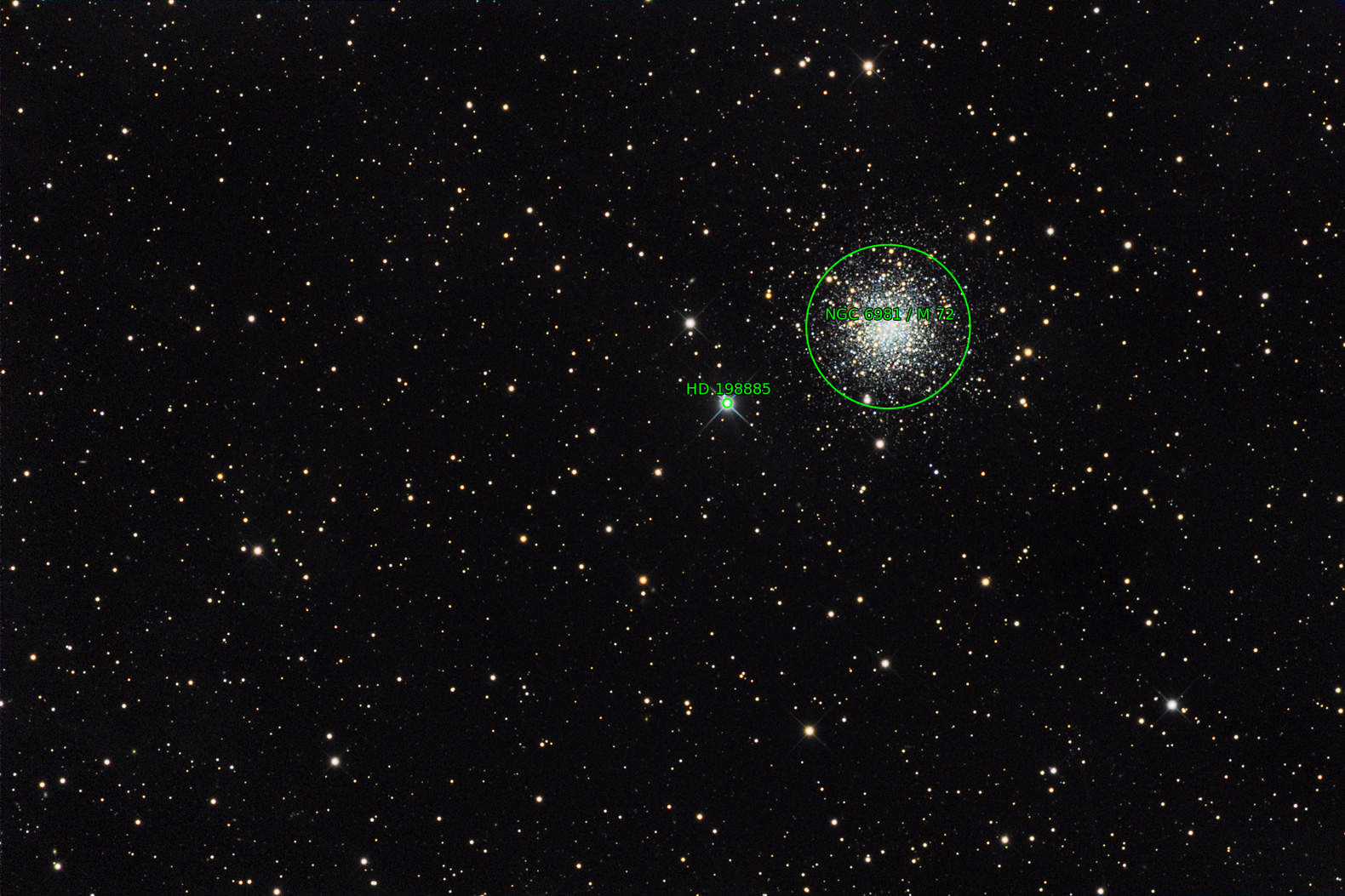 Sternkarten-Overlay (Astrometry.net)