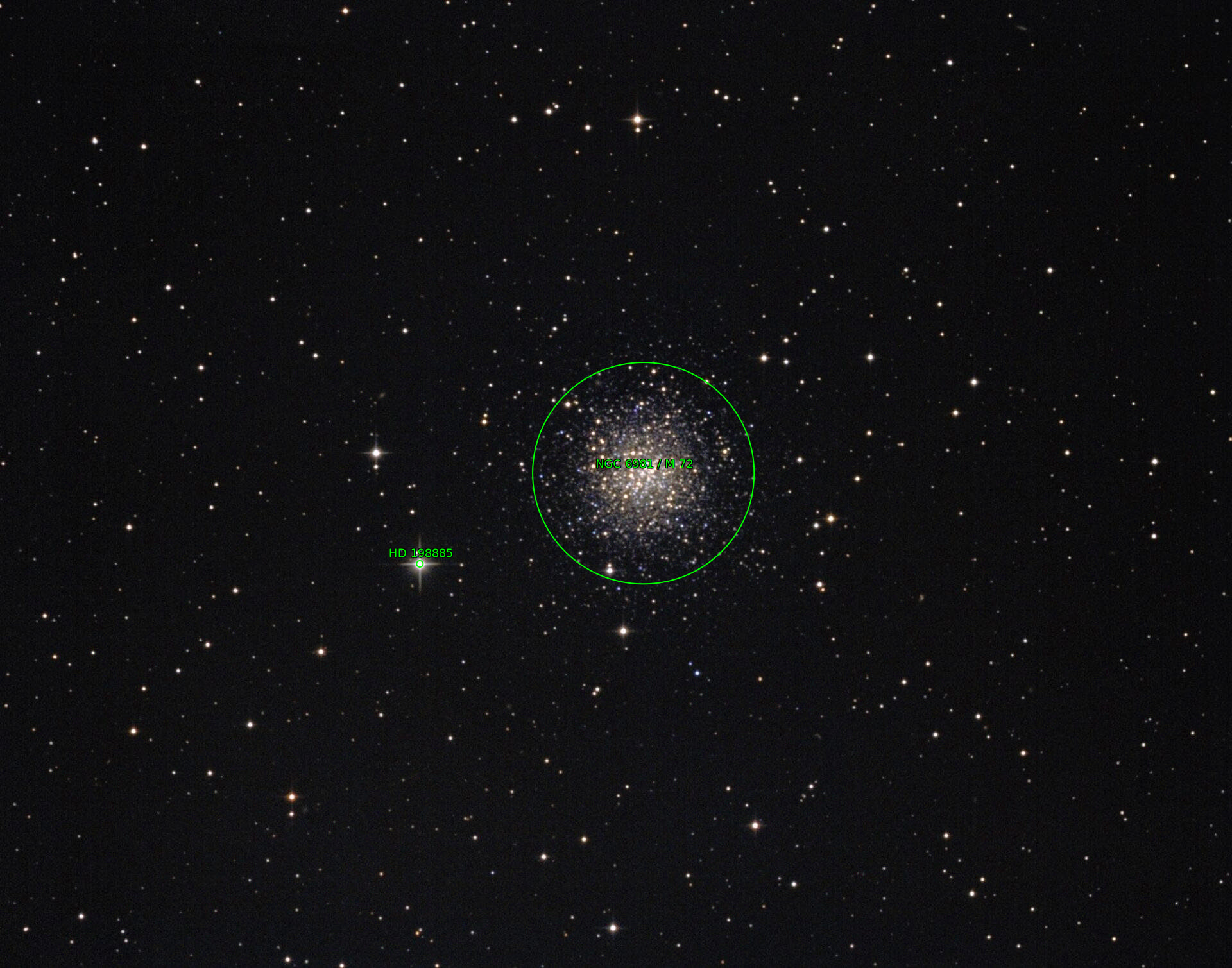Sternkarten-Overlay (Astrometry.net)