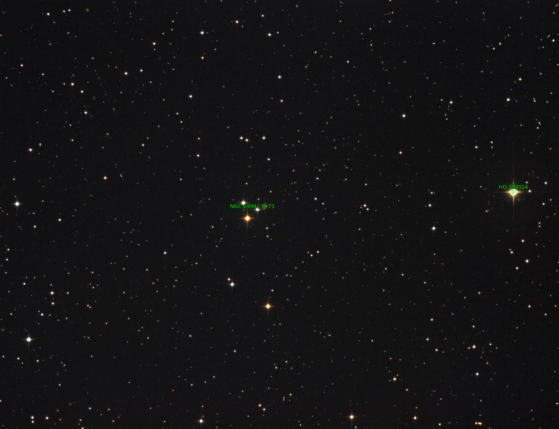 Sternkarten-Overlay (Astrometry.net)
