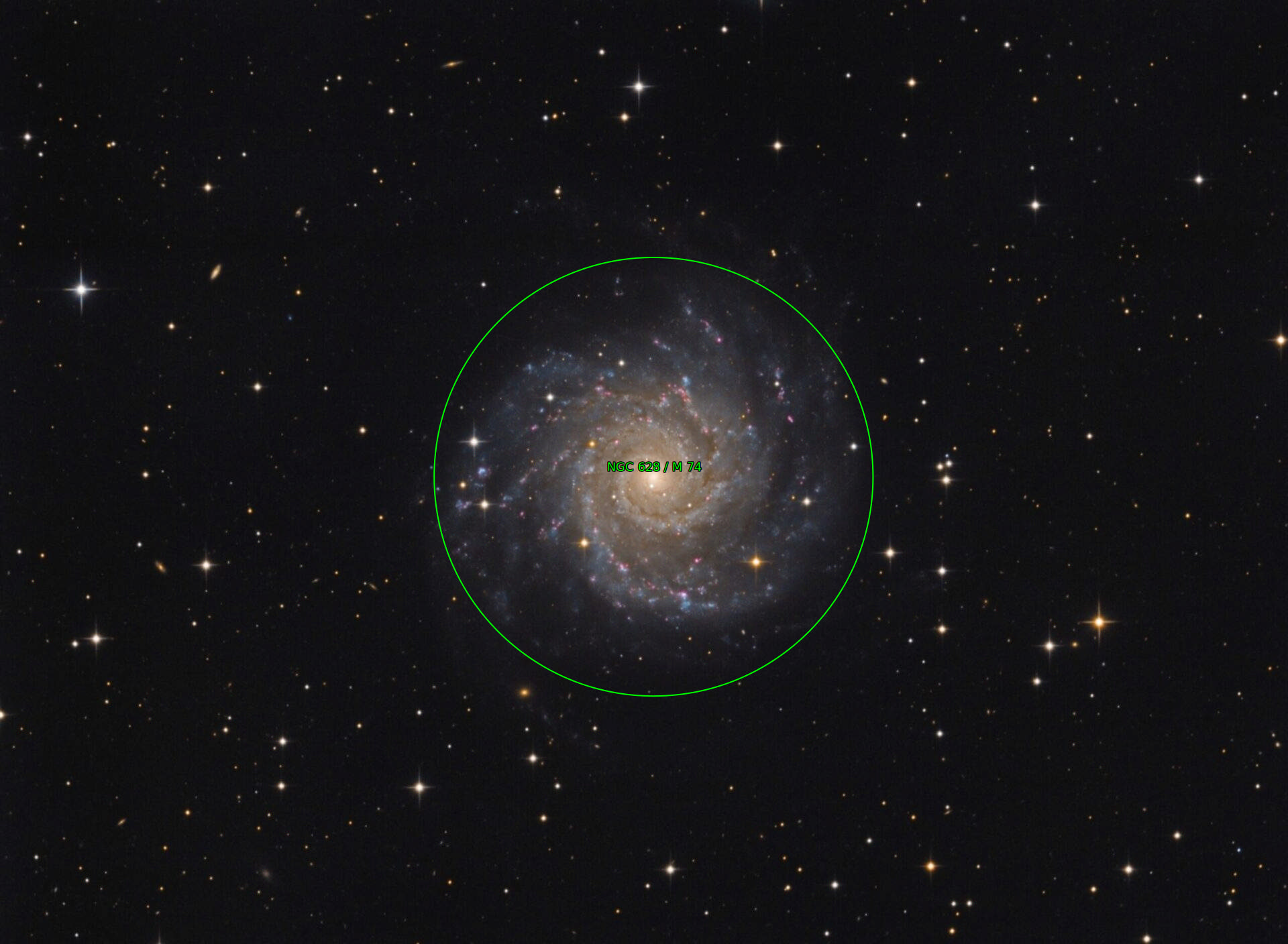Sternkarten-Overlay (Astrometry.net)