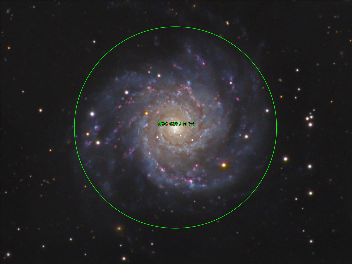 Sternkarten-Overlay (Astrometry.net)