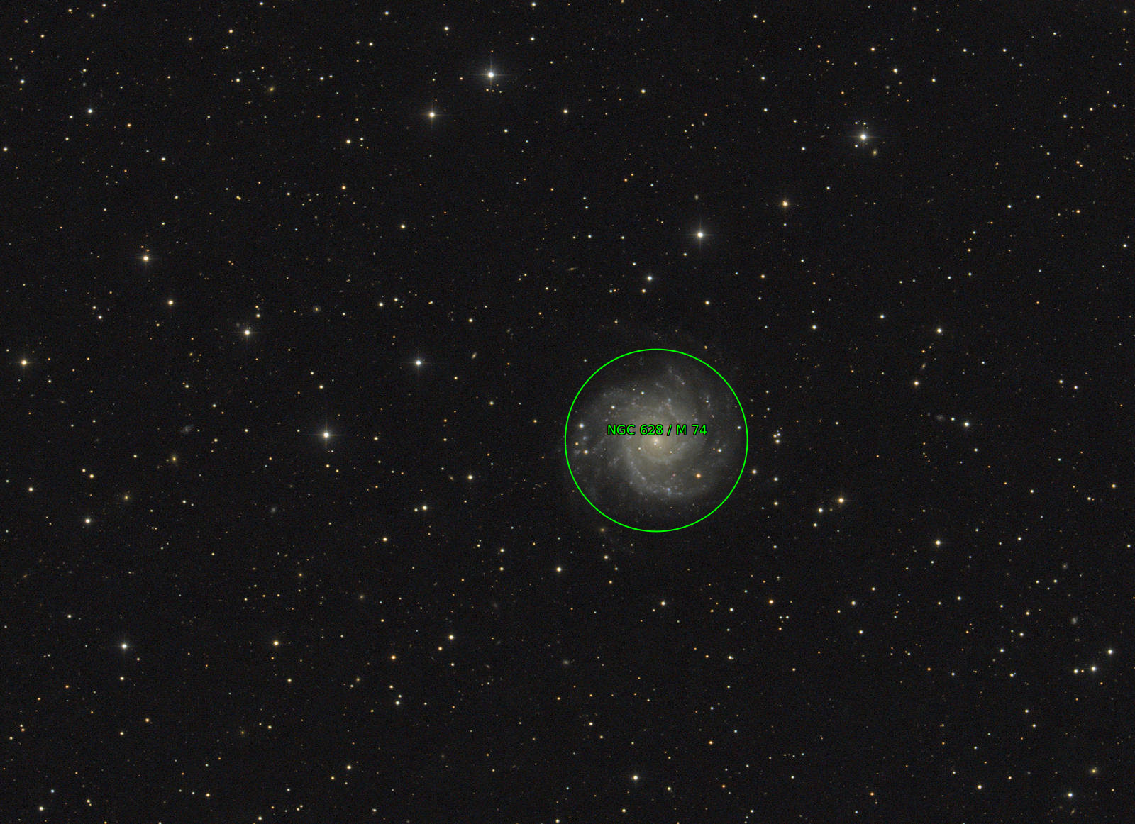 Sternkarten-Overlay (Astrometry.net)