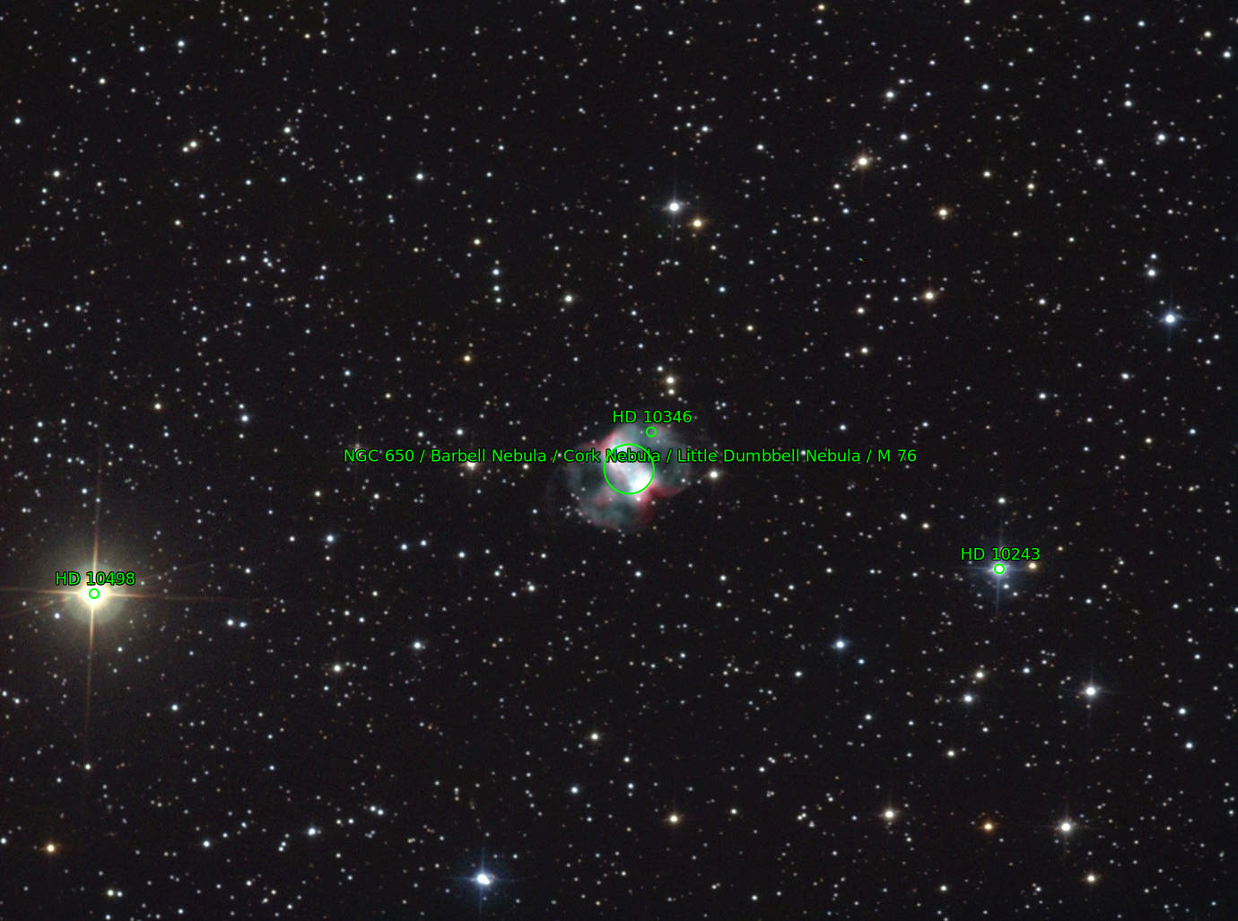 Sternkarten-Overlay (Astrometry.net)