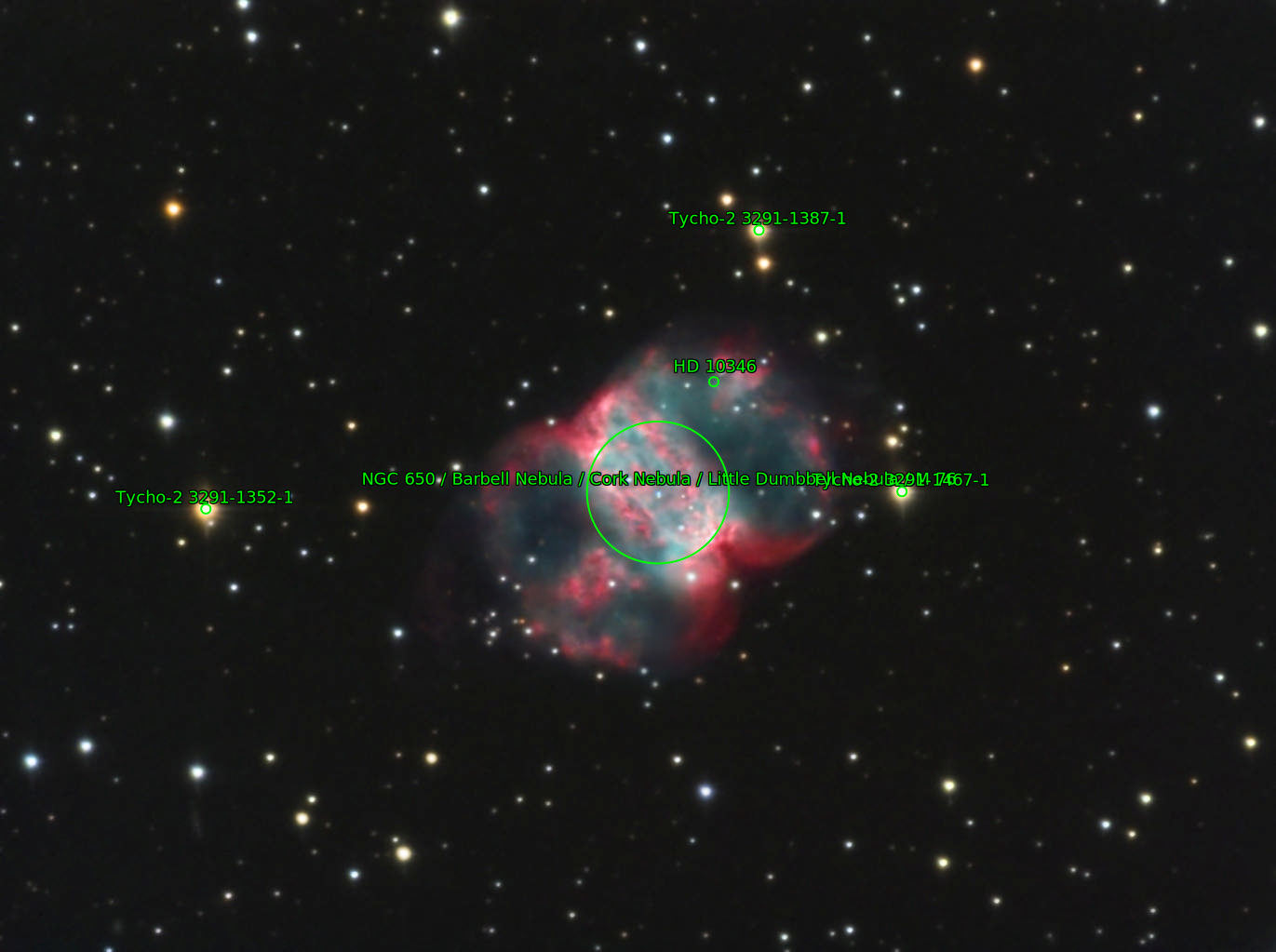 Sternkarten-Overlay (Astrometry.net)