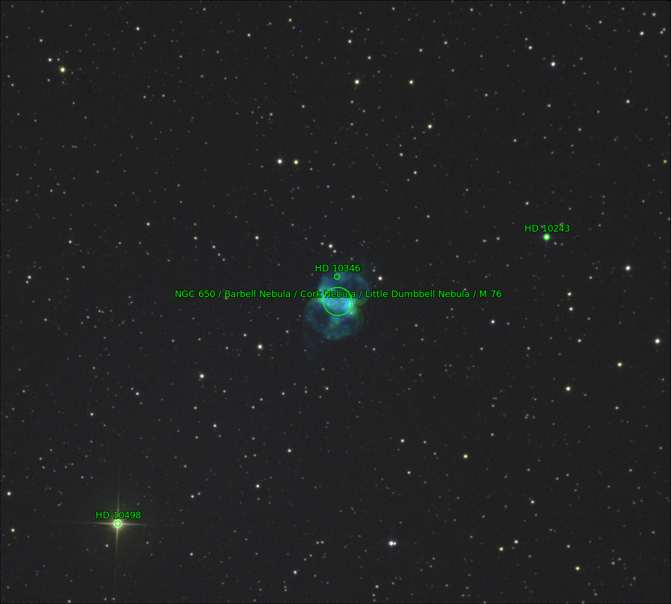 Sternkarten-Overlay (Astrometry.net)