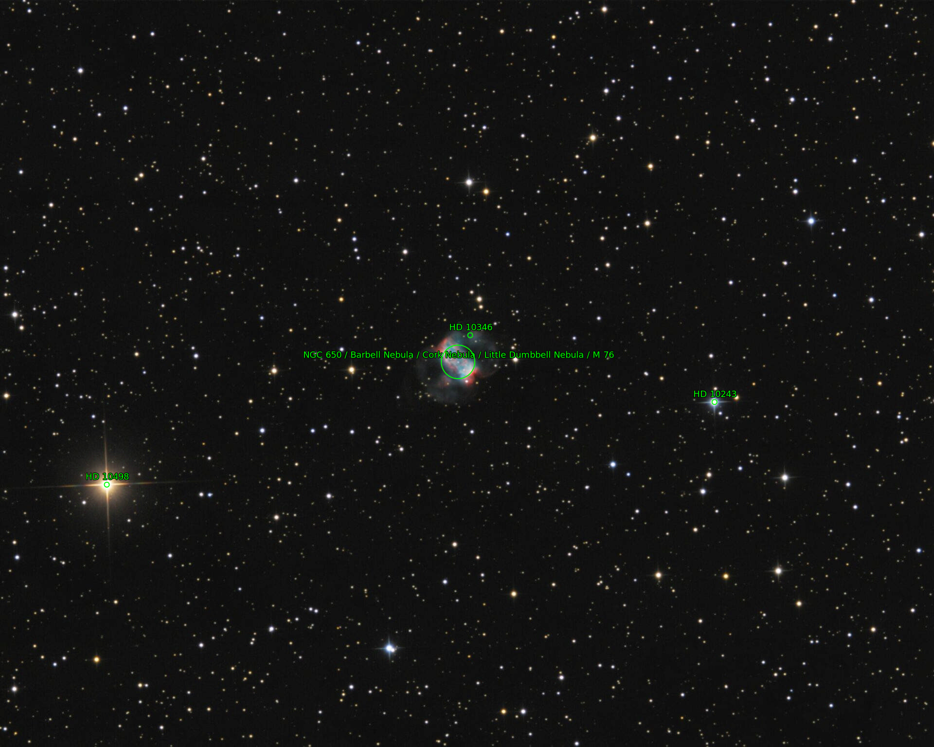 Sternkarten-Overlay (Astrometry.net)