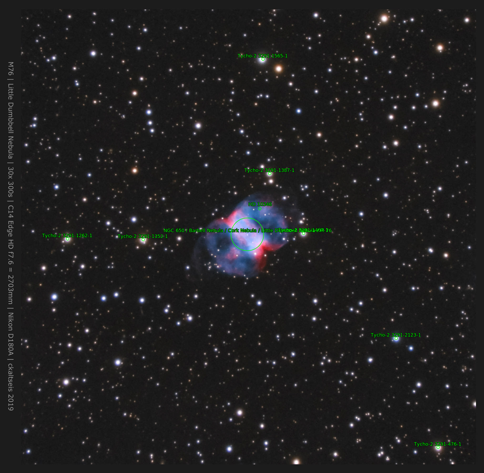 Sternkarten-Overlay (Astrometry.net)