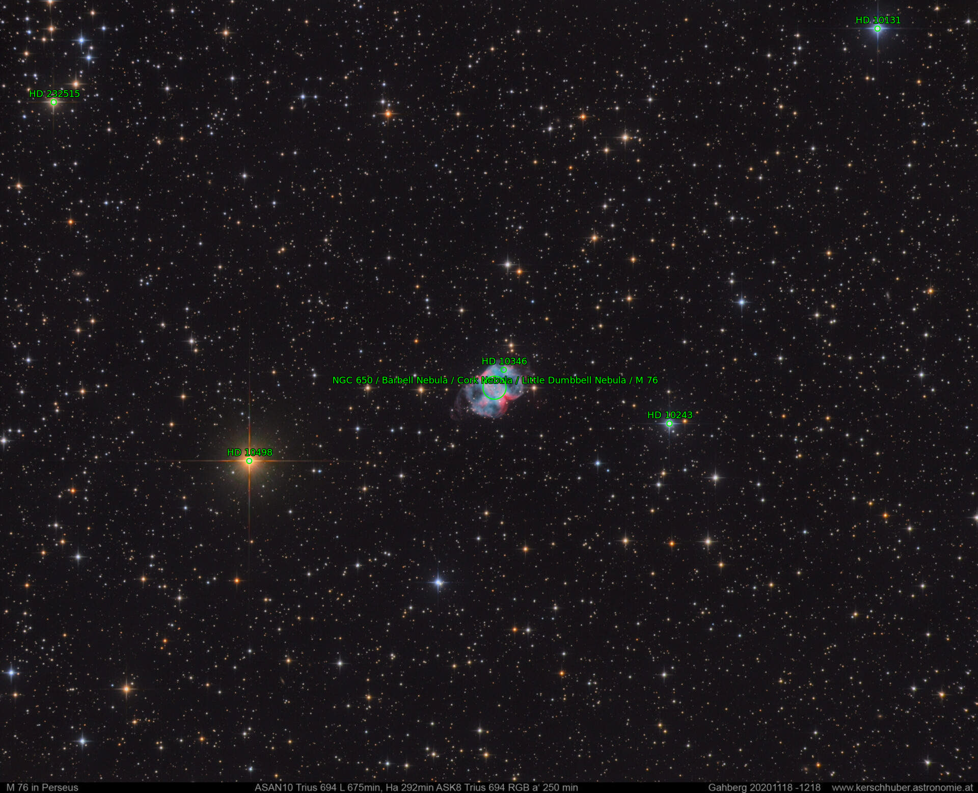 Sternkarten-Overlay (Astrometry.net)