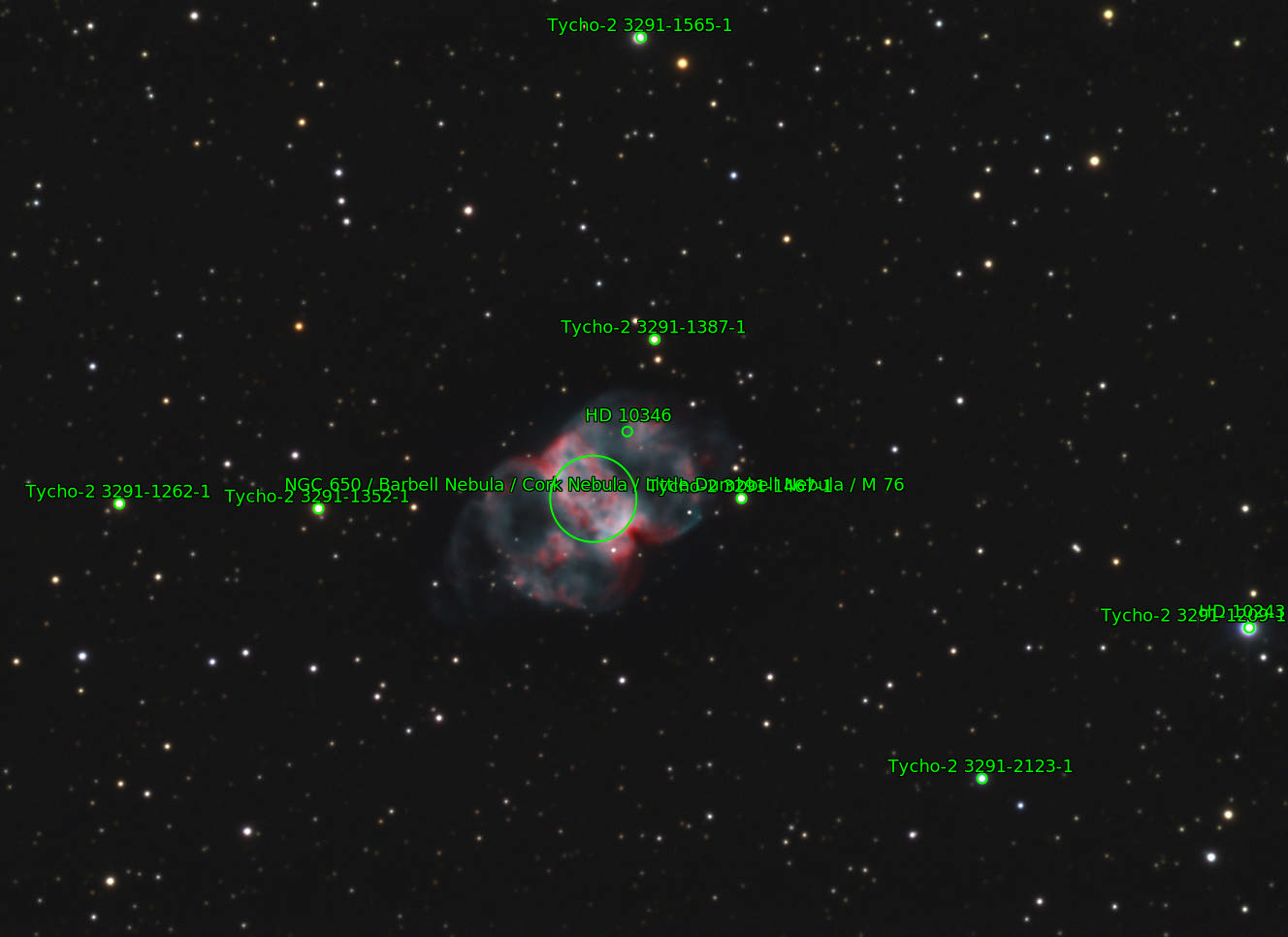 Sternkarten-Overlay (Astrometry.net)