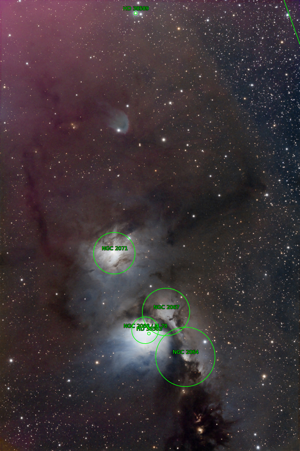 Sternkarten-Overlay (Astrometry.net)