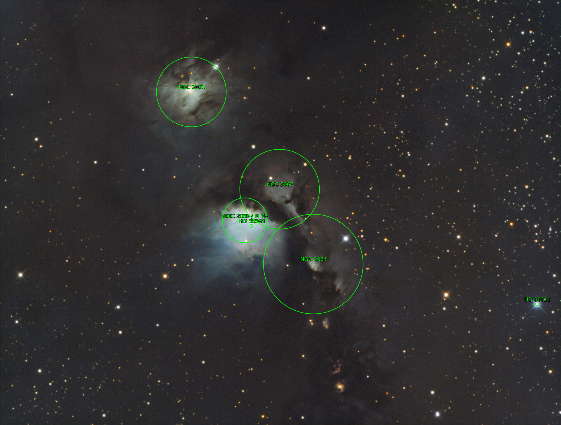 Sternkarten-Overlay (Astrometry.net)