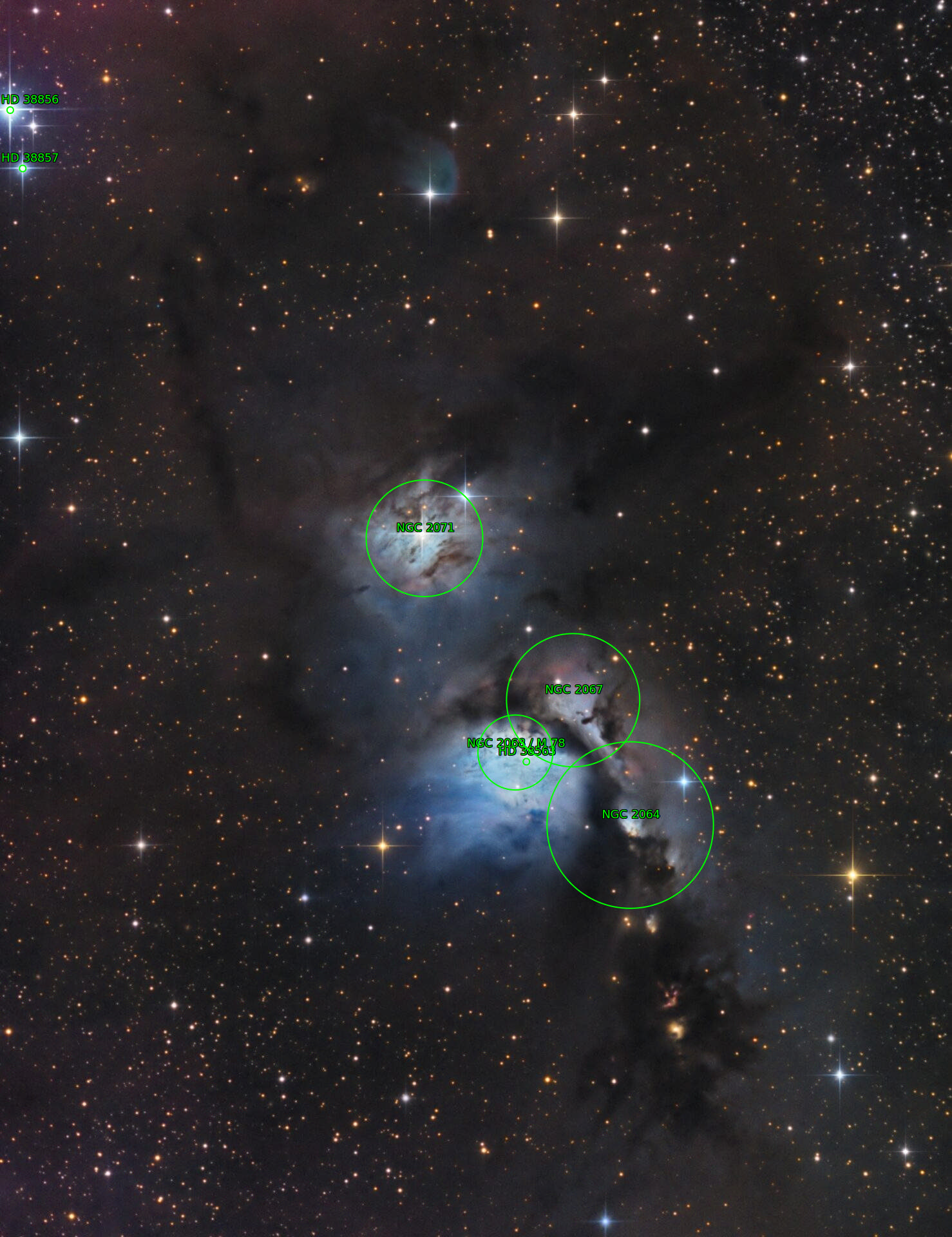 Sternkarten-Overlay (Astrometry.net)